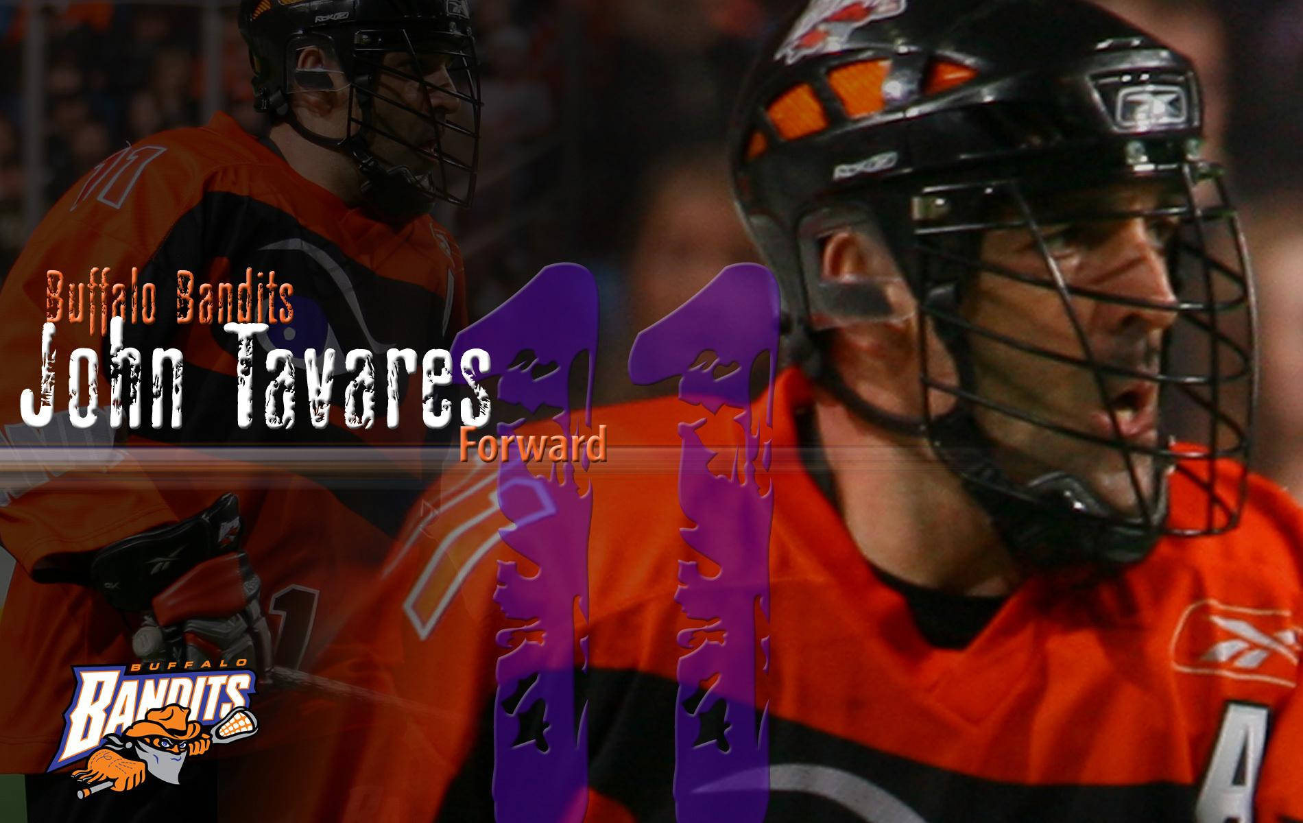 Download John Tavares in action for Buffalo Bandits Wallpaper