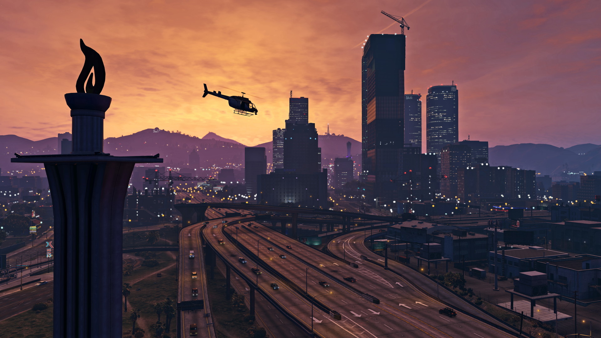 Wallpaper city, Grand Theft Auto, gta 5, Grand Theft Auto 5, GTA 5, gta 5 city for mobile and desktop, section игры, resolution 1920x1080