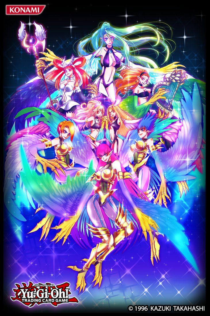 The Harpies sleeve by ALANMAC95. Imagenes de yugioh, Yugioh personajes, Candy caricatura