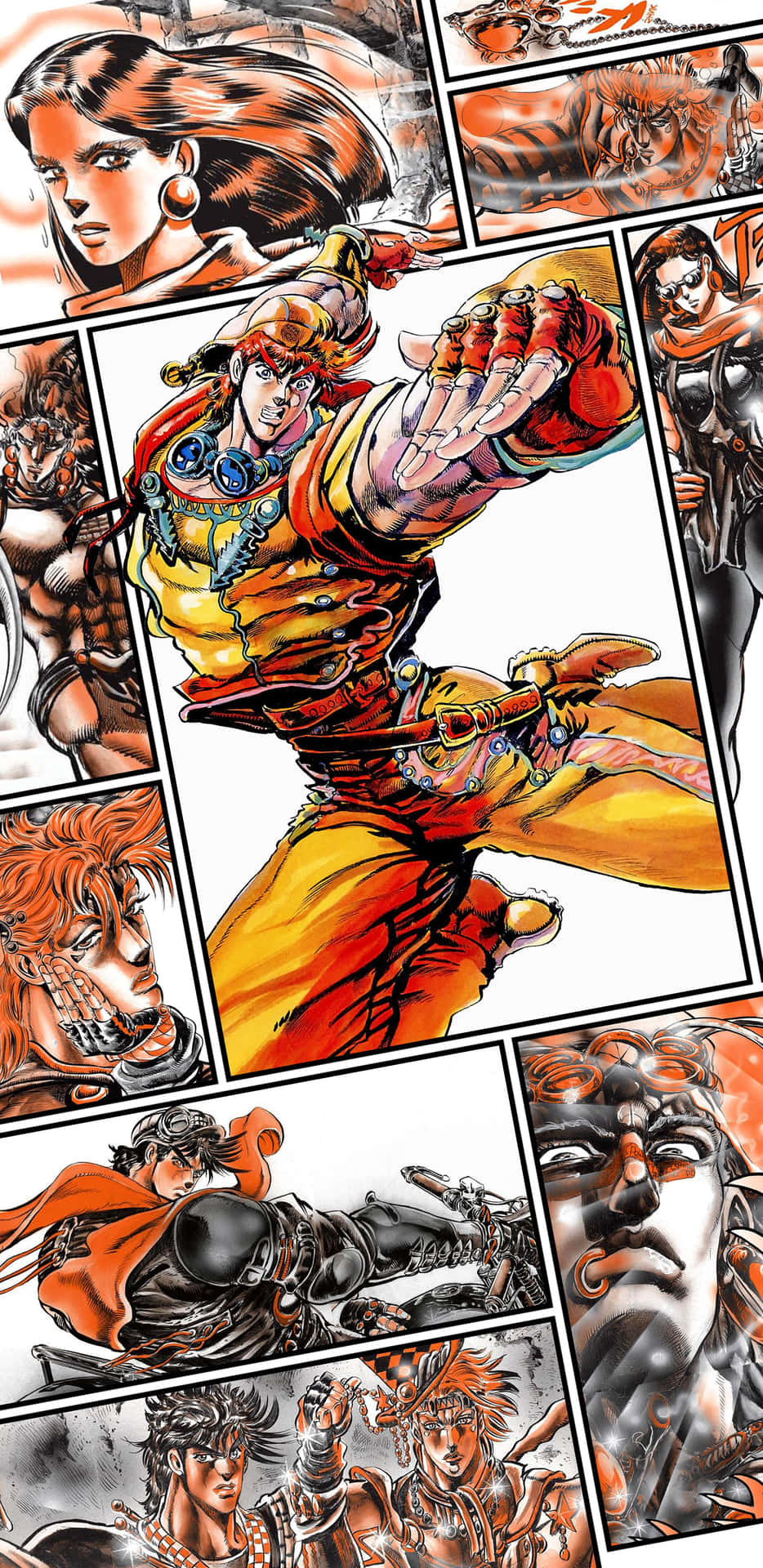 Download Battle Tendency's Bizarre Adventure Anime Wallpaper