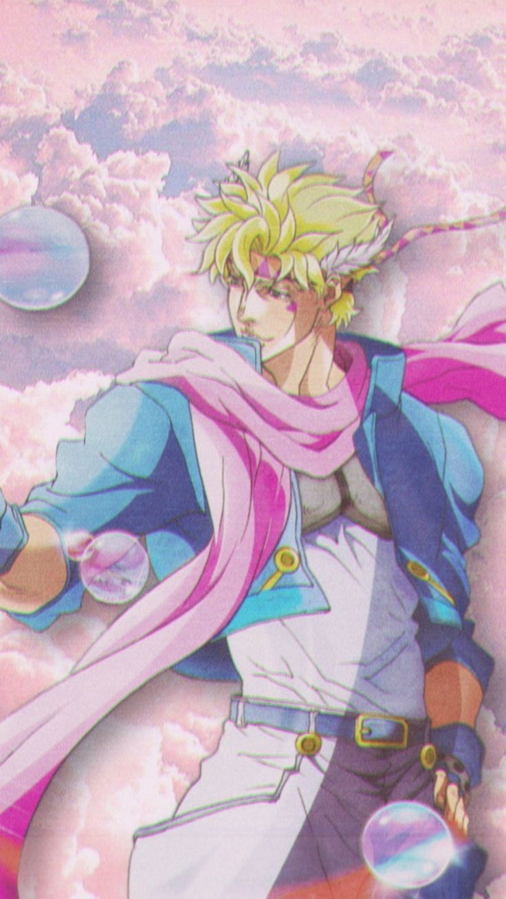 JoJo's Bizarre Adventure Part 2: Battle Tendency [Ceasar Zeppeli] iPhone Wallpaper