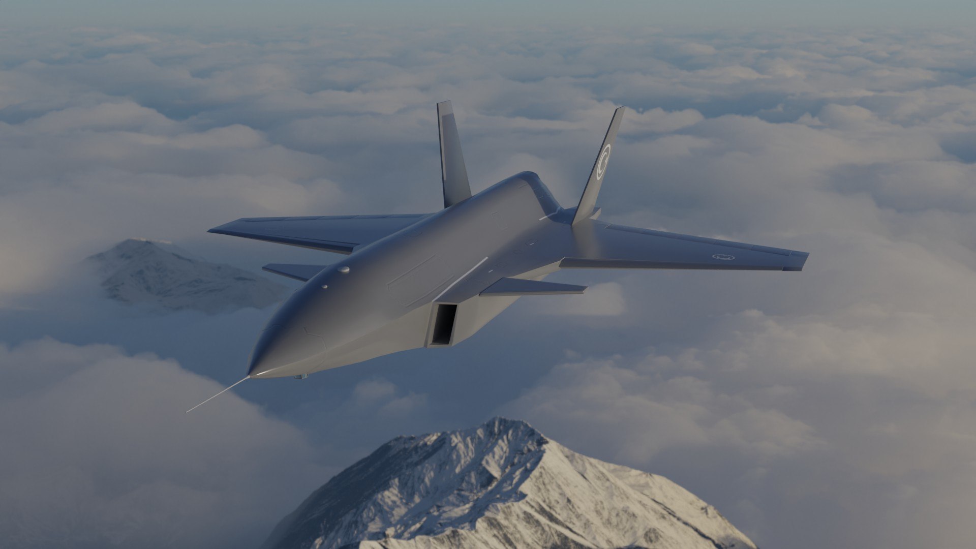 3D Model Bayraktar Kizilelma MIUS 3D Rigged And Low Poly 3D Model