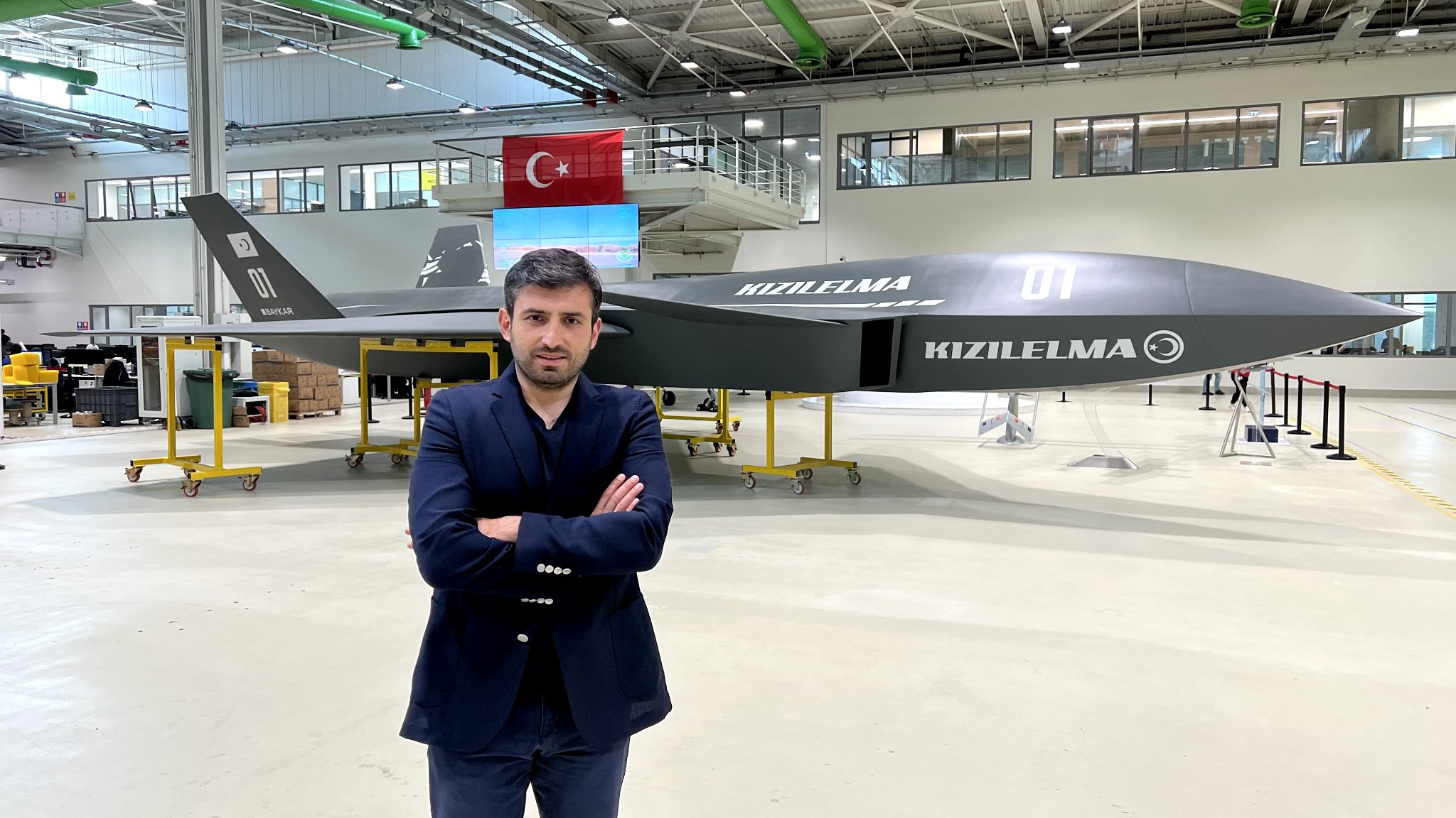 Photos of Bayraktar Kizilelma strike drone with Ukrainian engines published