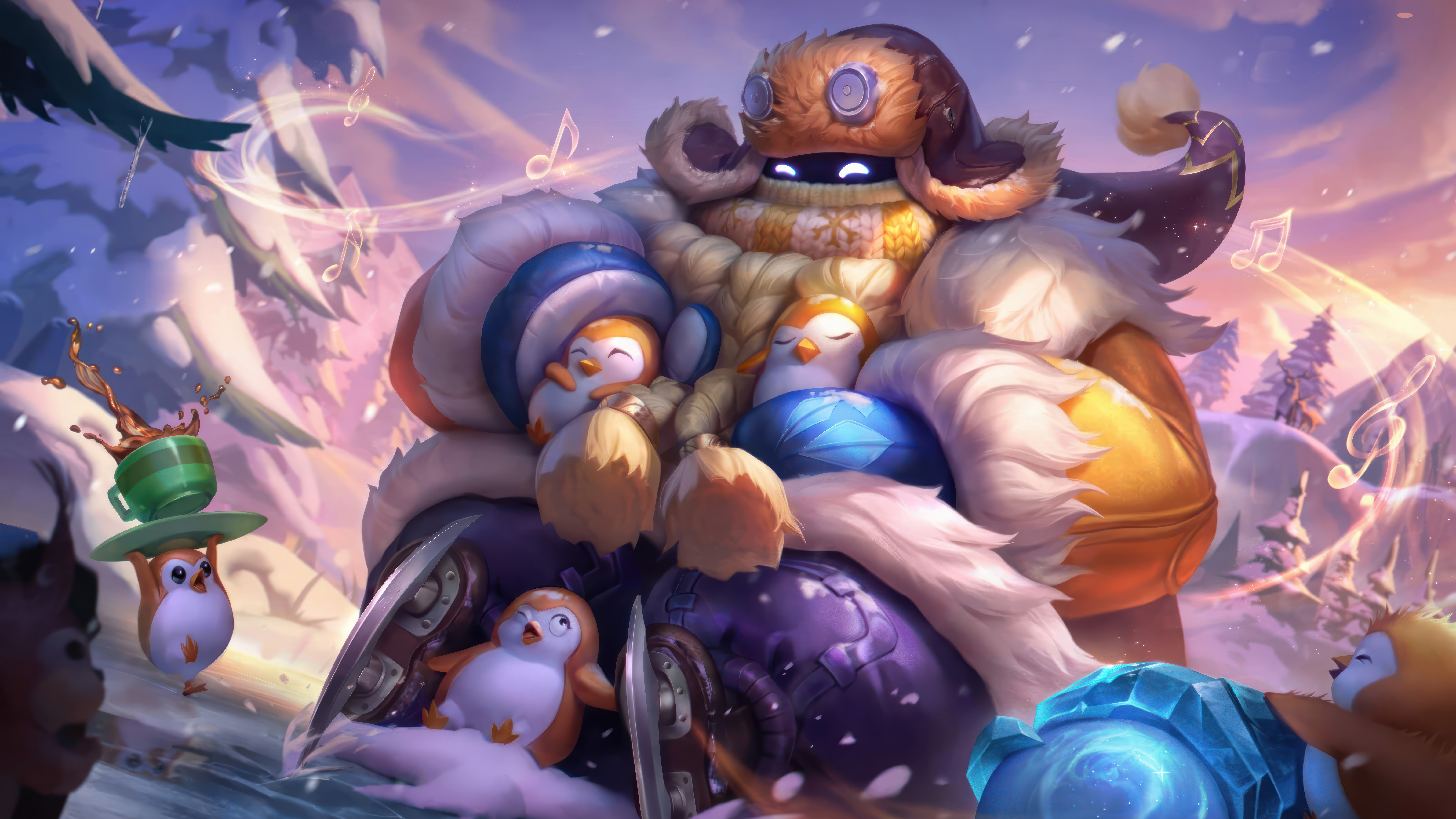 Stunning 8K Ultra HD Wallpaper of Bard from League of Legends
