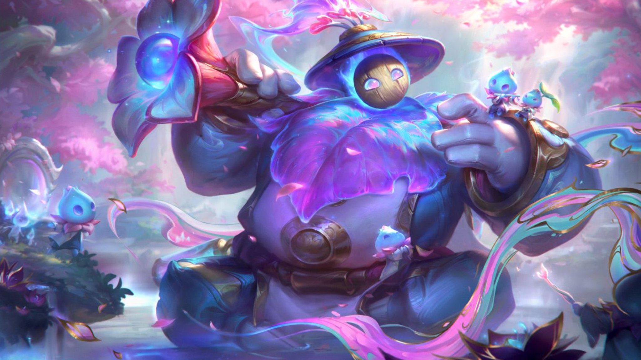 Spirit Blossom Bard Splash Art