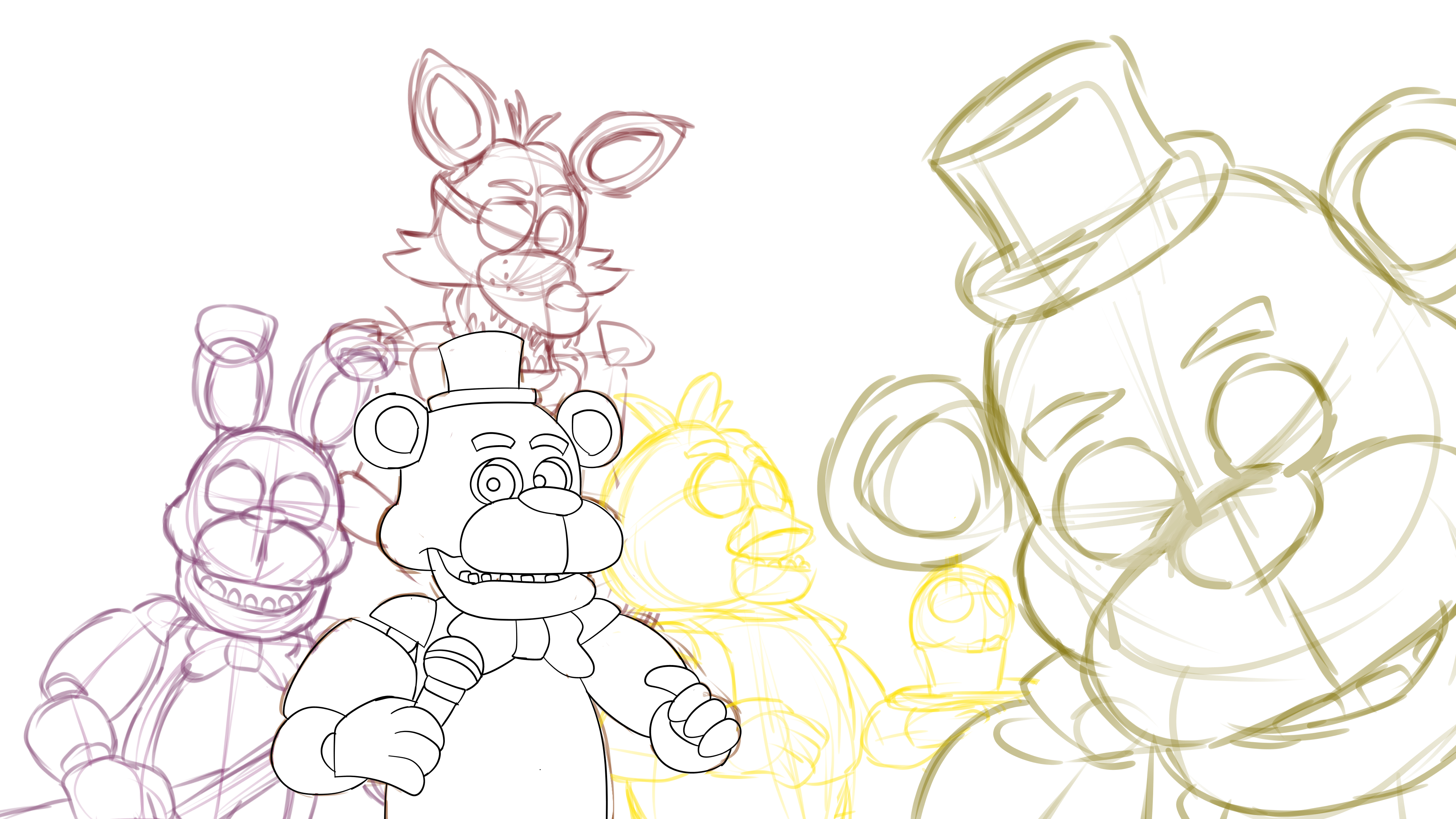 FNaF 1 Wallpaper WIP 2