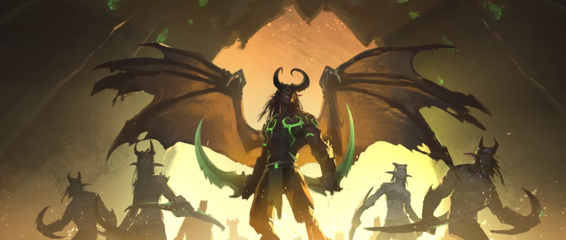 Demon Hunter wallpaper I made using a screenshot from the Harbingers Teaser Trailer