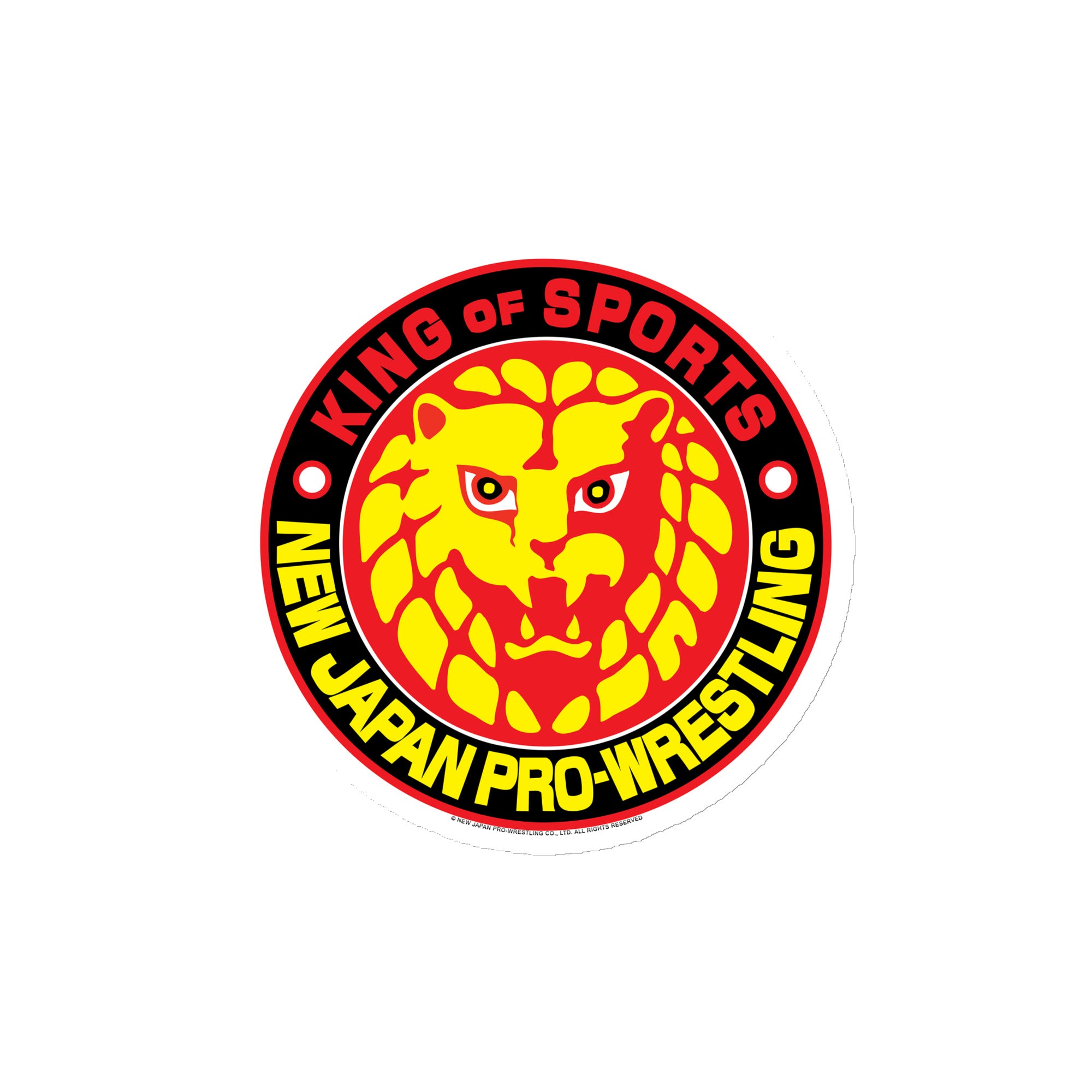 NJPW Lion Mark Logo Magnet