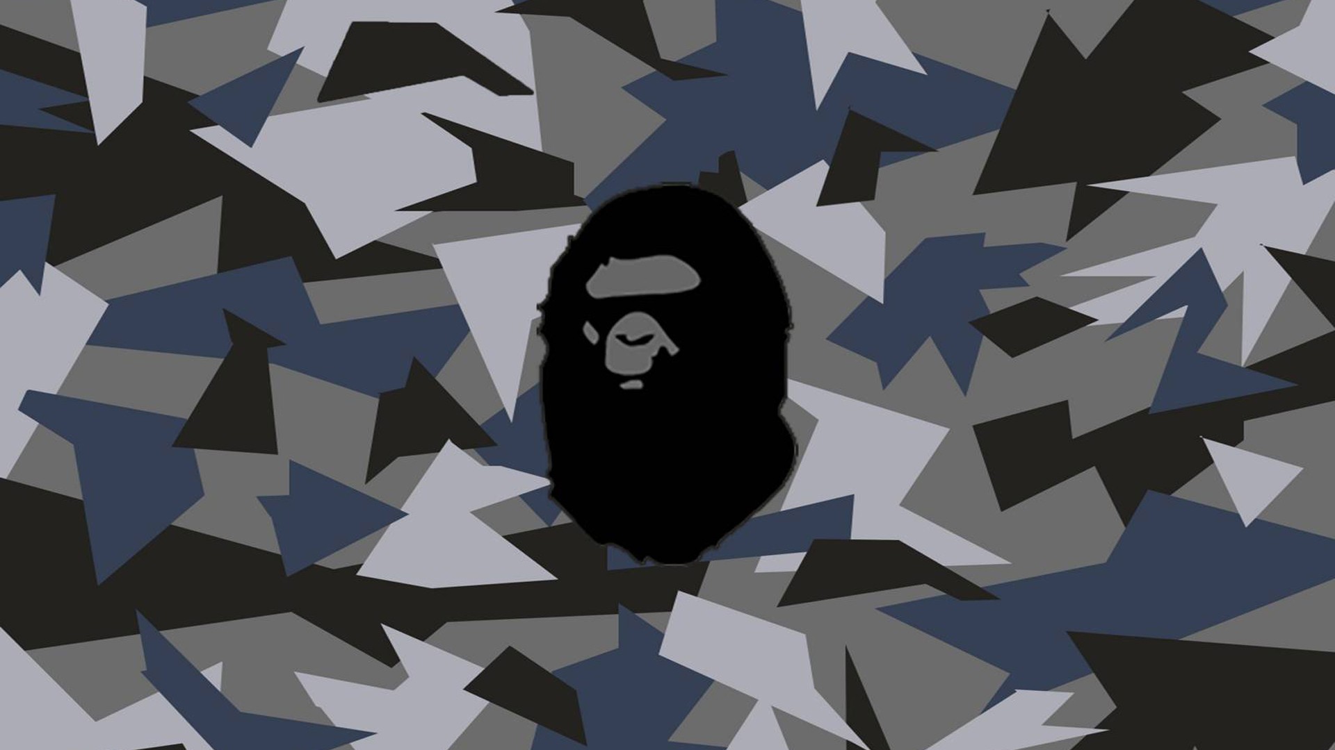 Bape Camo HD Blue Bape Live Wallpaper