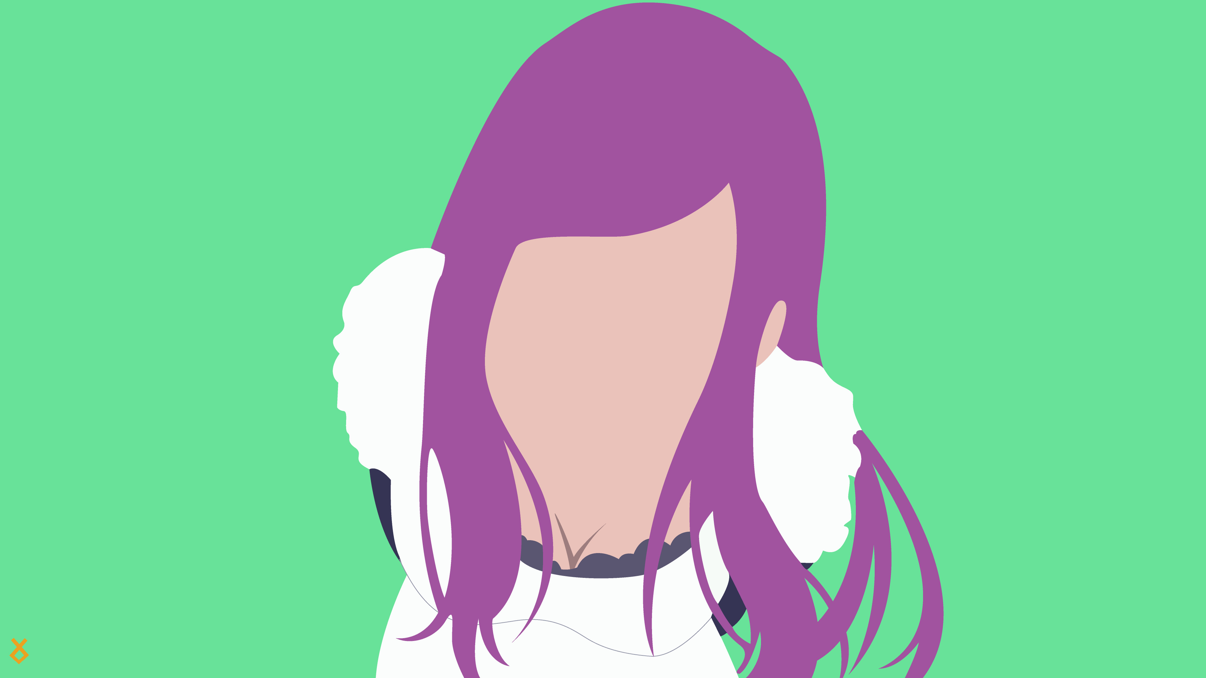 Kamishiro Rize, Tokyo Ghoul, Anime Girls, Minimalism, Anime Vectors, Vector Art Wallpaper HD / Desktop and Mobile Background