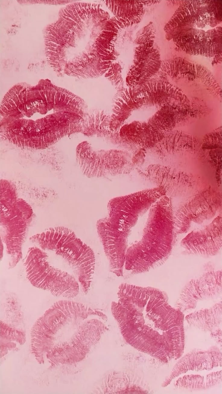 Wallpaper. Pink kisses wallpaper, Pink wallpaper background, Lip wallpaper