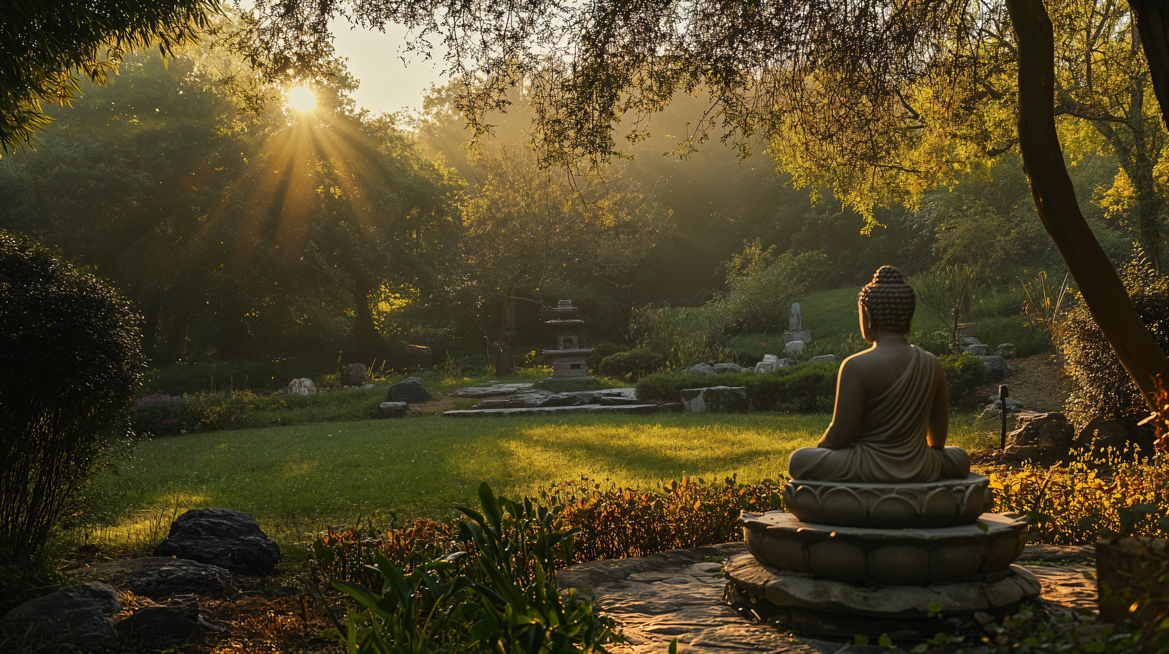 Buddha Serenity: Stunning 4K Ultra HD Wallpaper