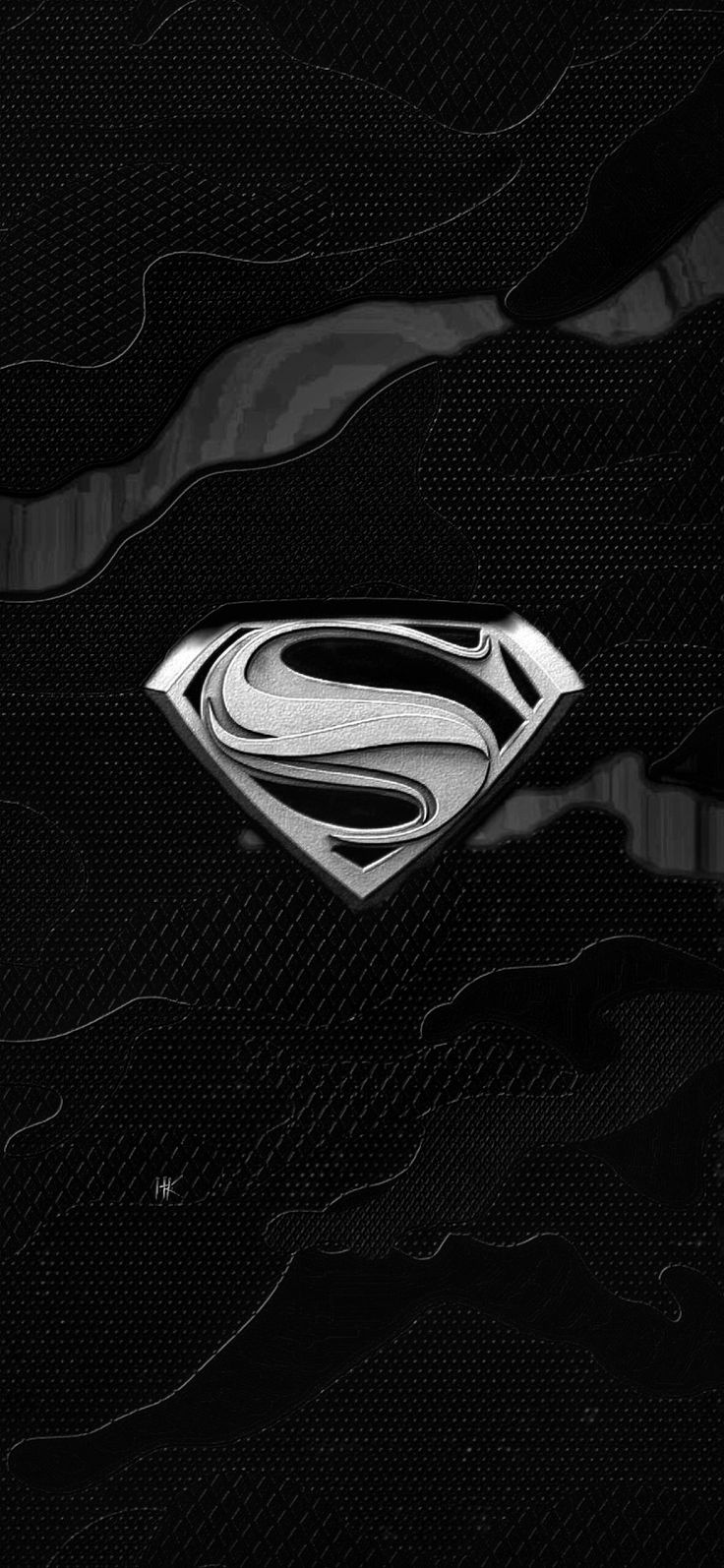 Black Superman Logo Wallpaper