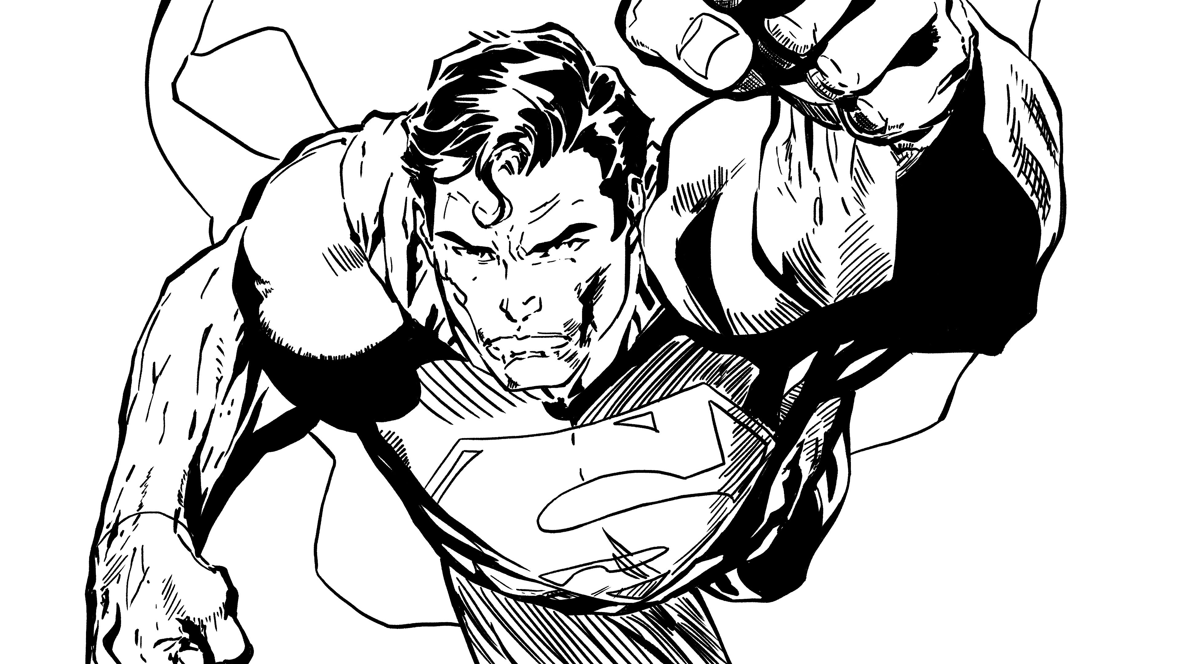 Phone wallpaper: Sketch, Comics, Superman, Dc Comics 493033
