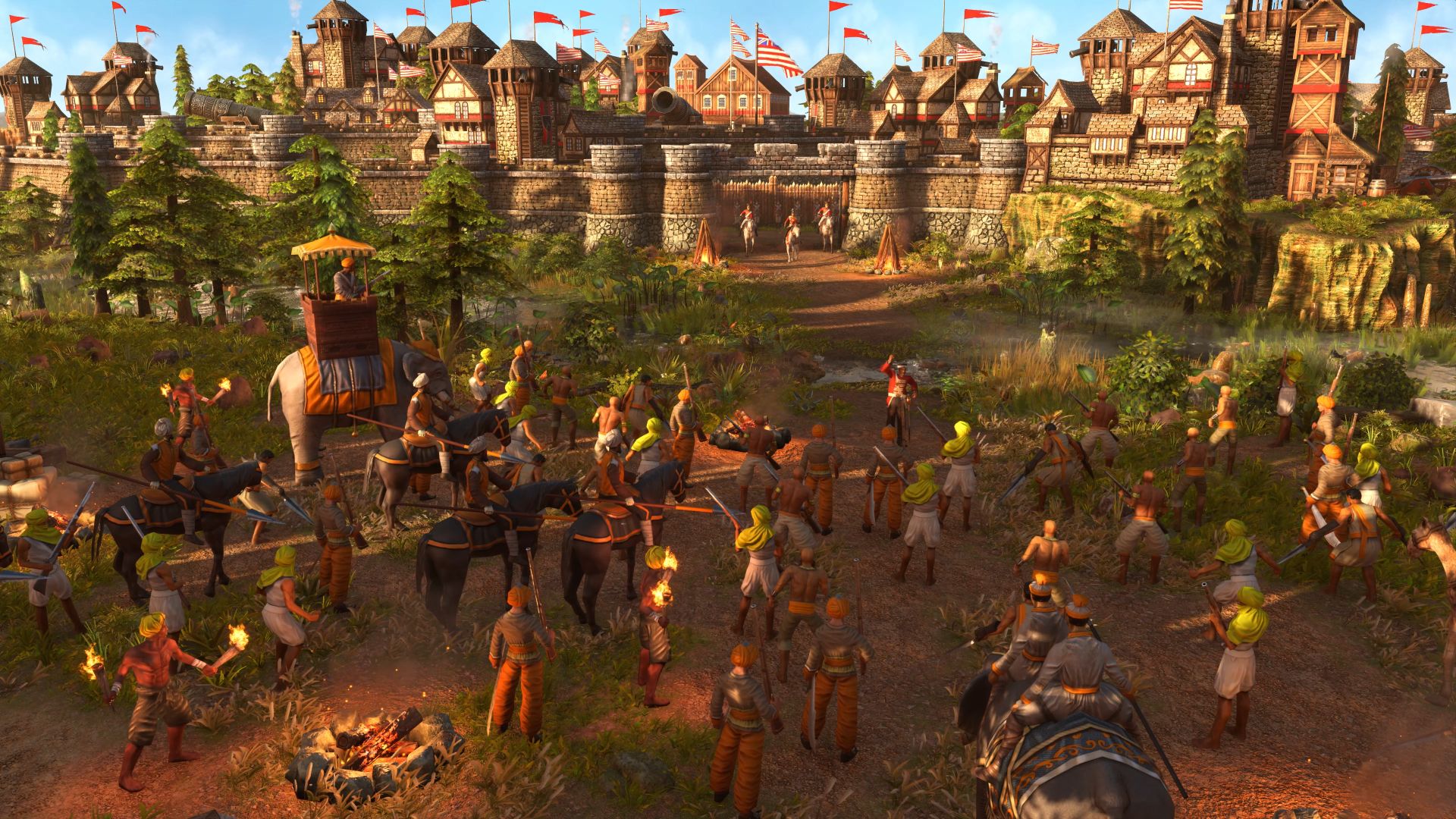 Age of Empires 3: Definitive Edition's graphics overhaul means You can see the cliffs!