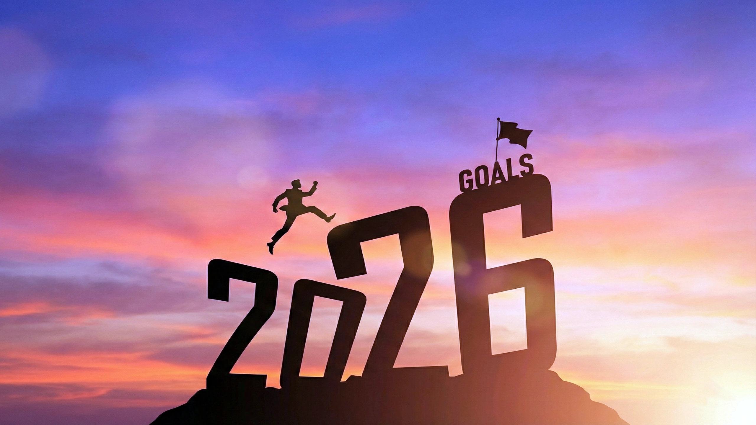Happy New Year 2026 4k Ultra HD Wallpaper For Desktop PC [Beautiful BG Image]