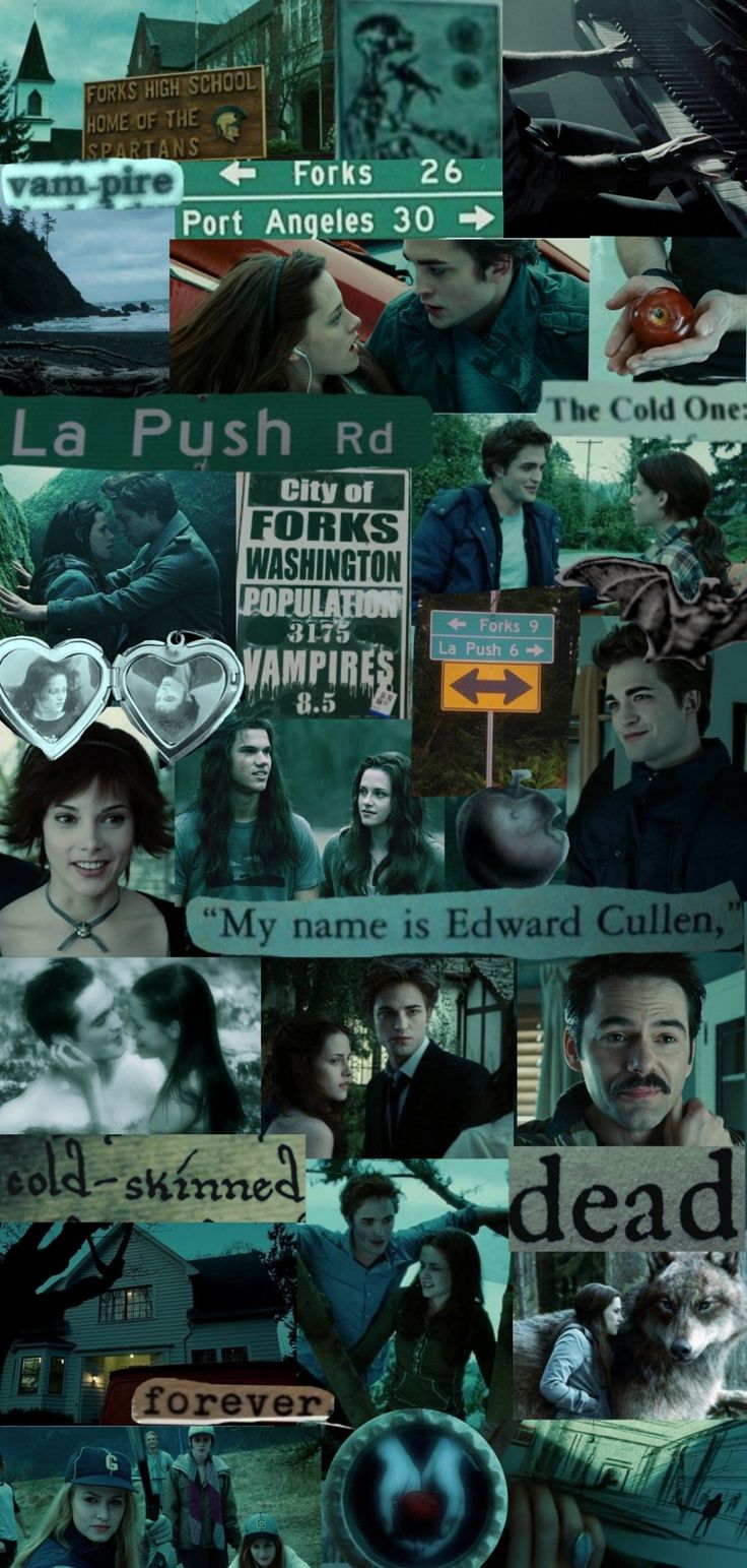 Twilight collage wallpaper