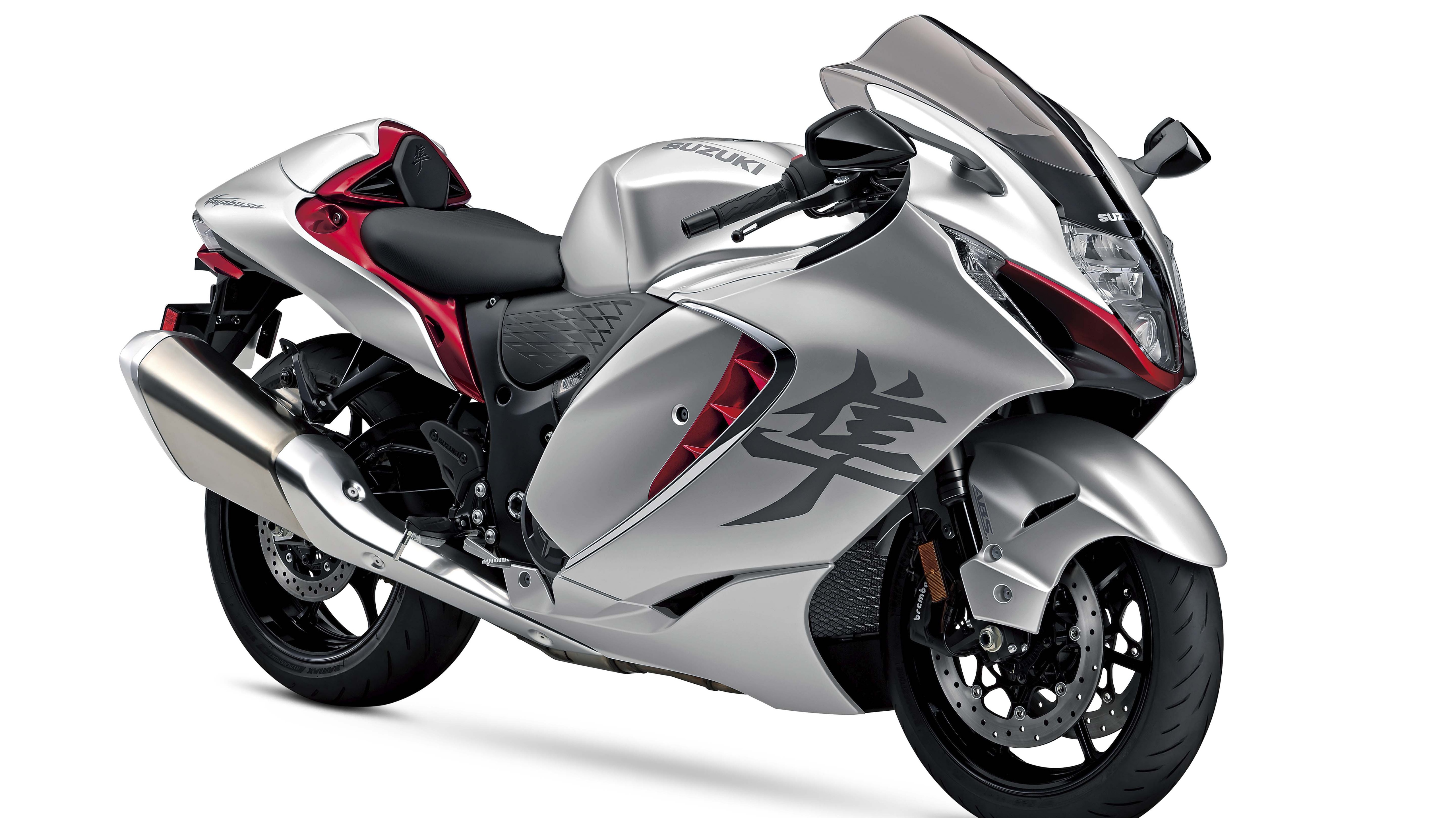 Suzuki Hayabusa Wallpaper 4K, Studio, 2022, White background