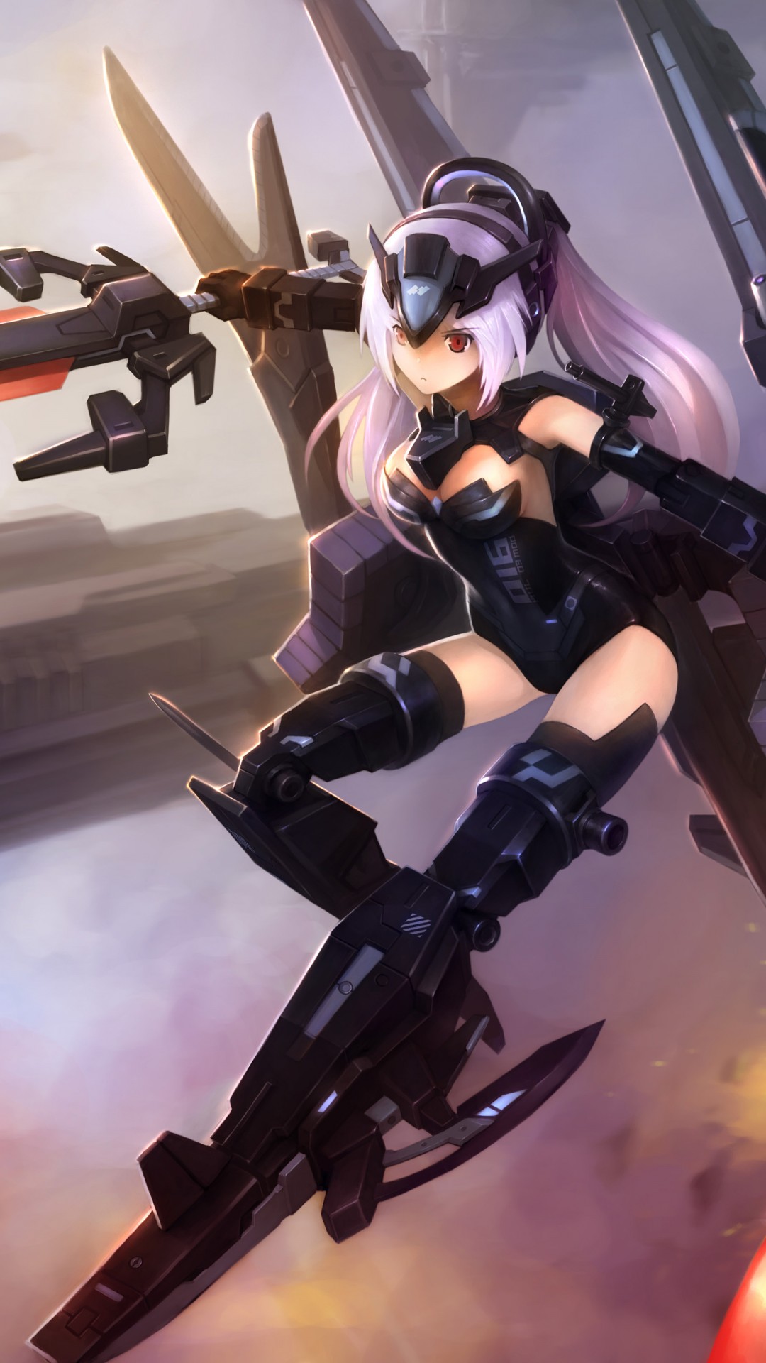 Mecha Anime Girl 5K Wallpaper