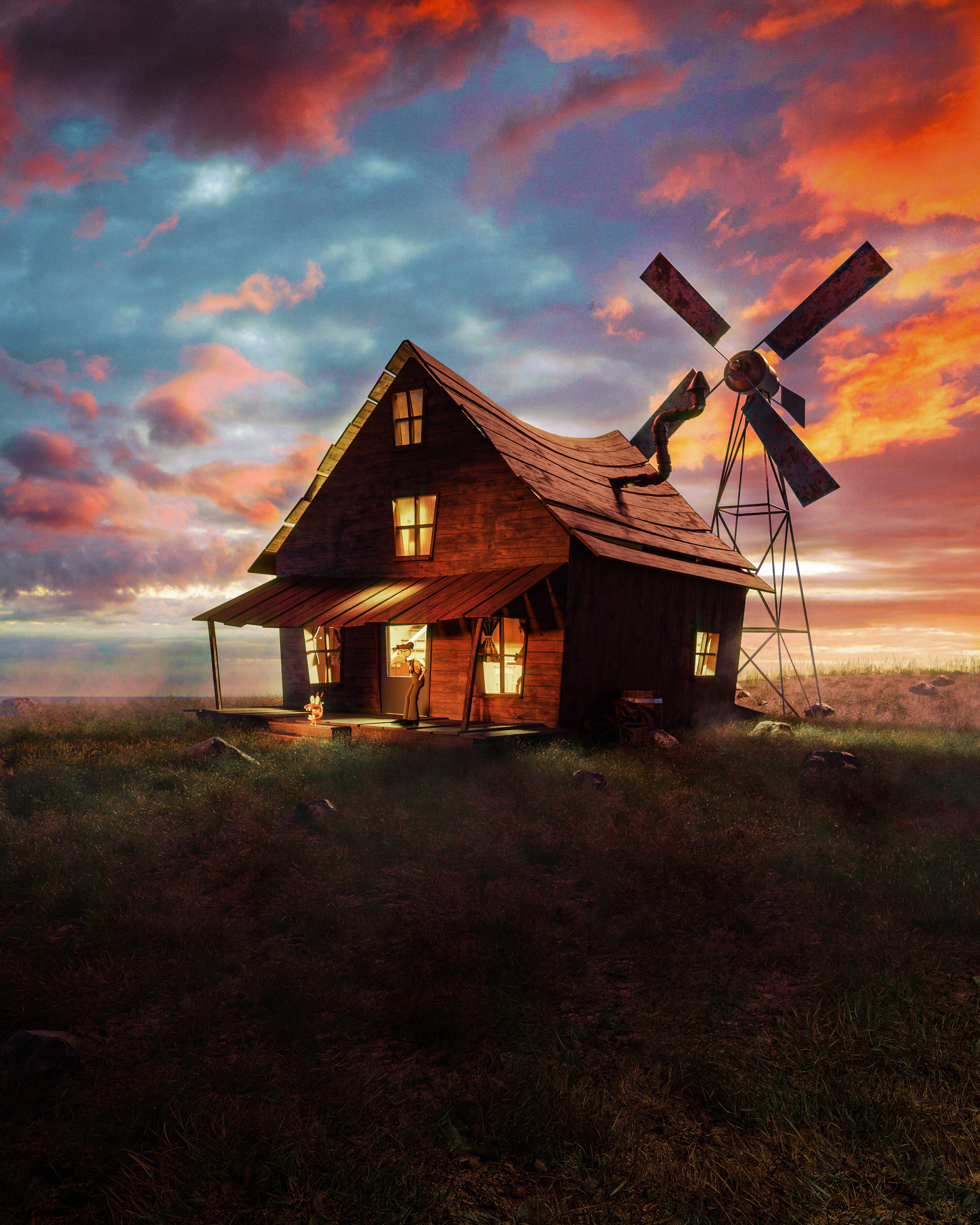 The Courage the Cowardly Dog childhood