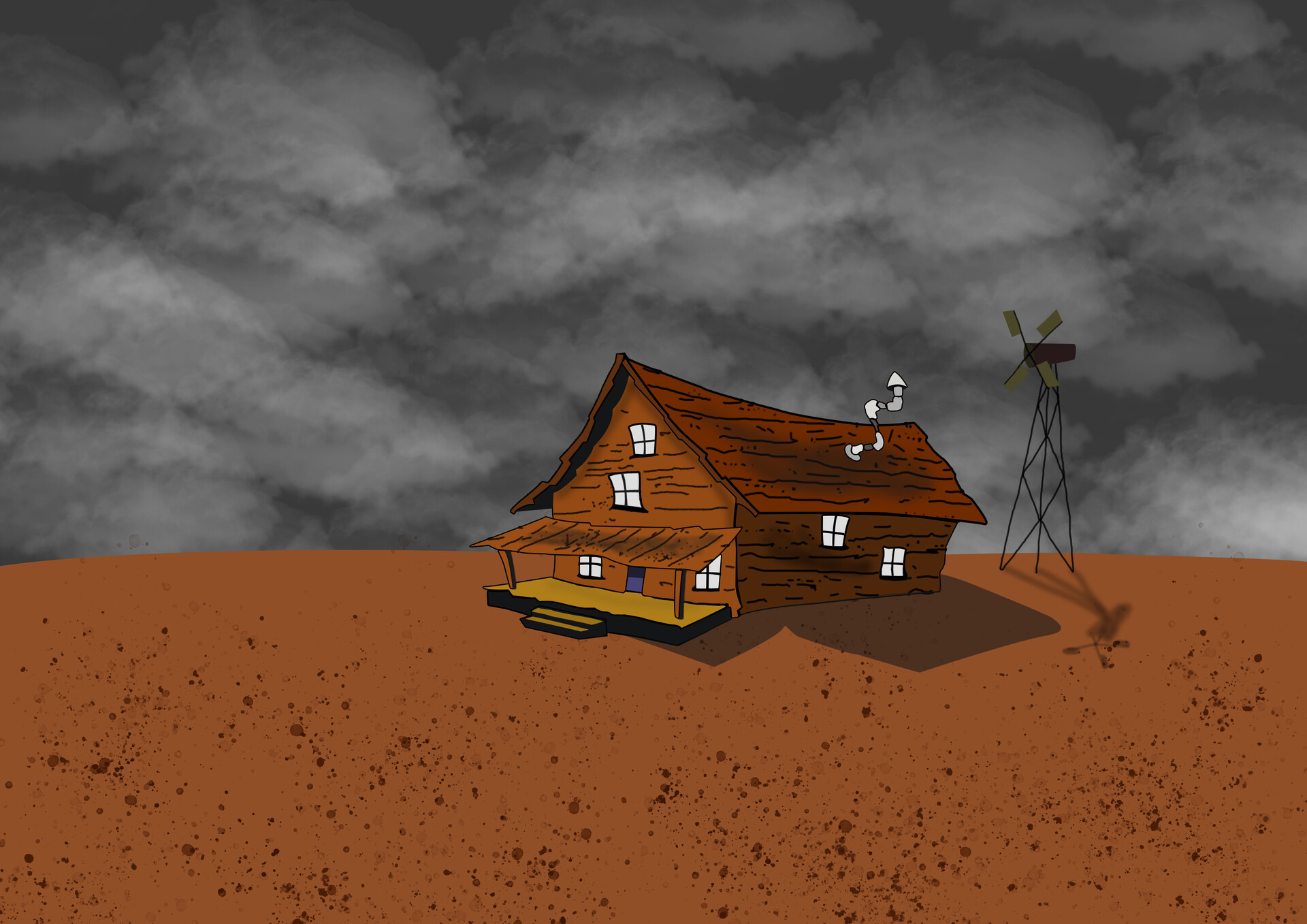 Courage The Cowardly Dog House Design