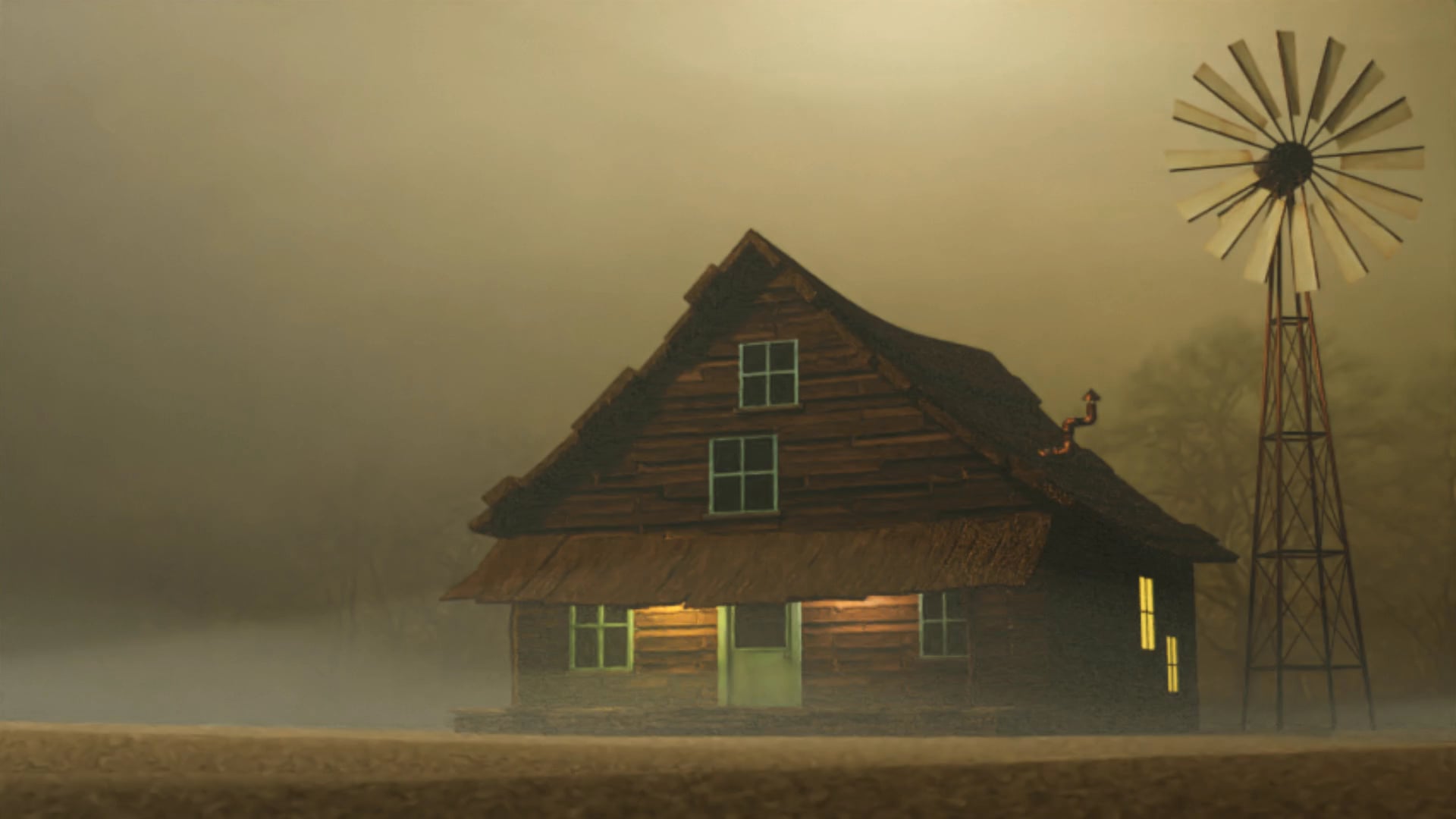 The House by courage the cowardly dog