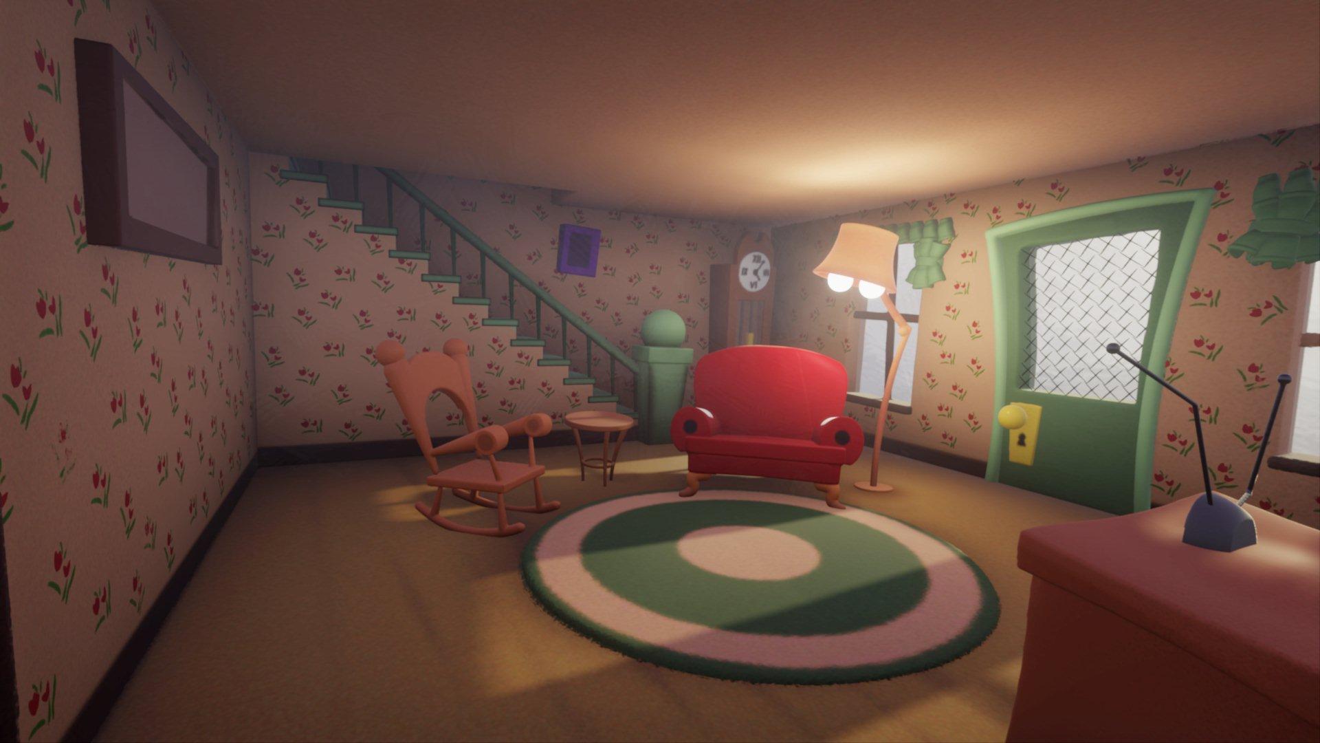 Courage The Cowardly Dog living room WIP