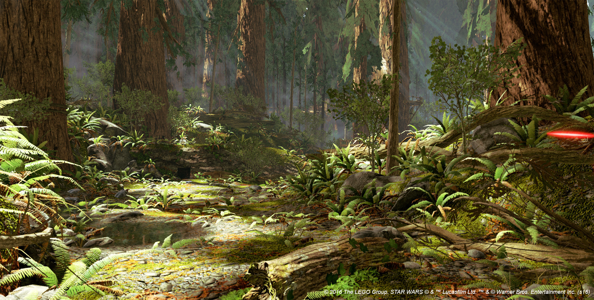 Environment work in Lego Star Wars: The Force Awakens