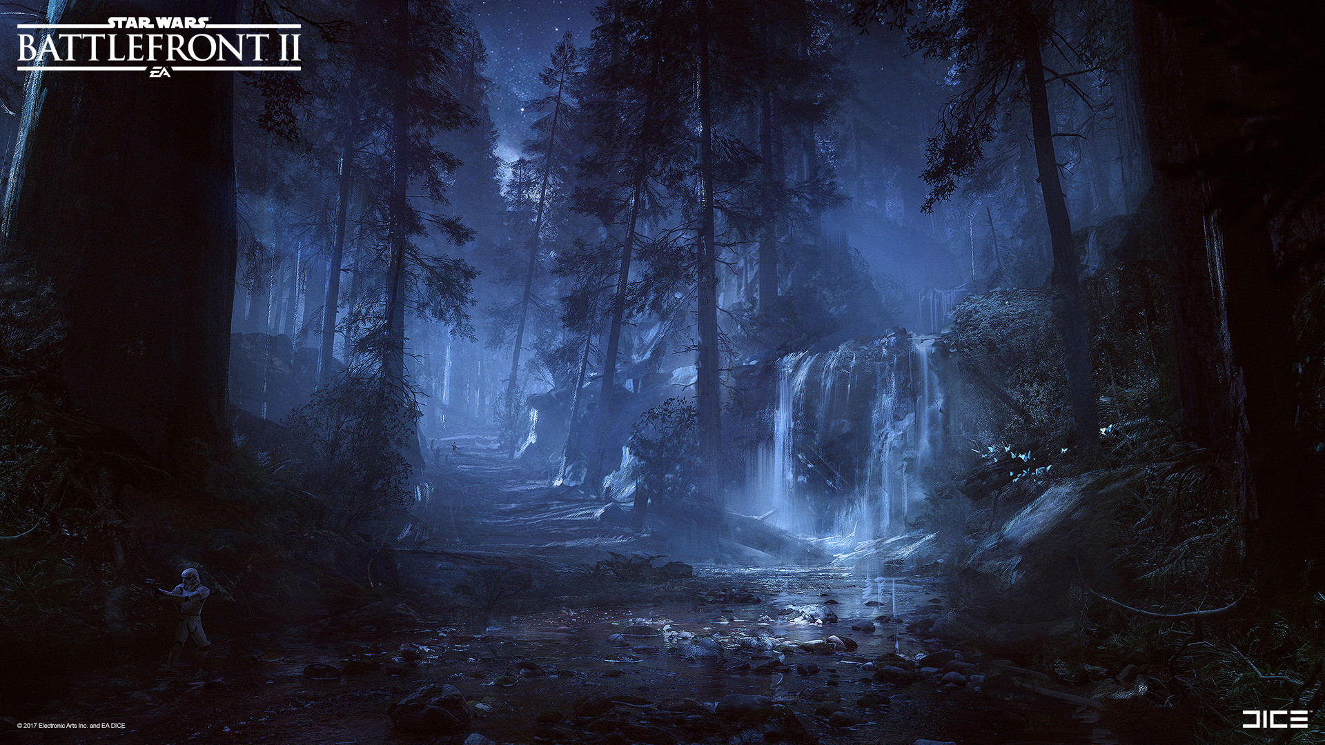 Star Wars Battlefront II Concept art Moon of Endor