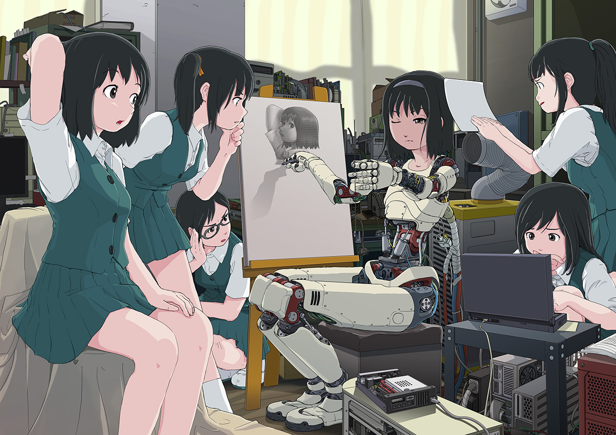 Android Mecha Anime Girl Wallpaperx848