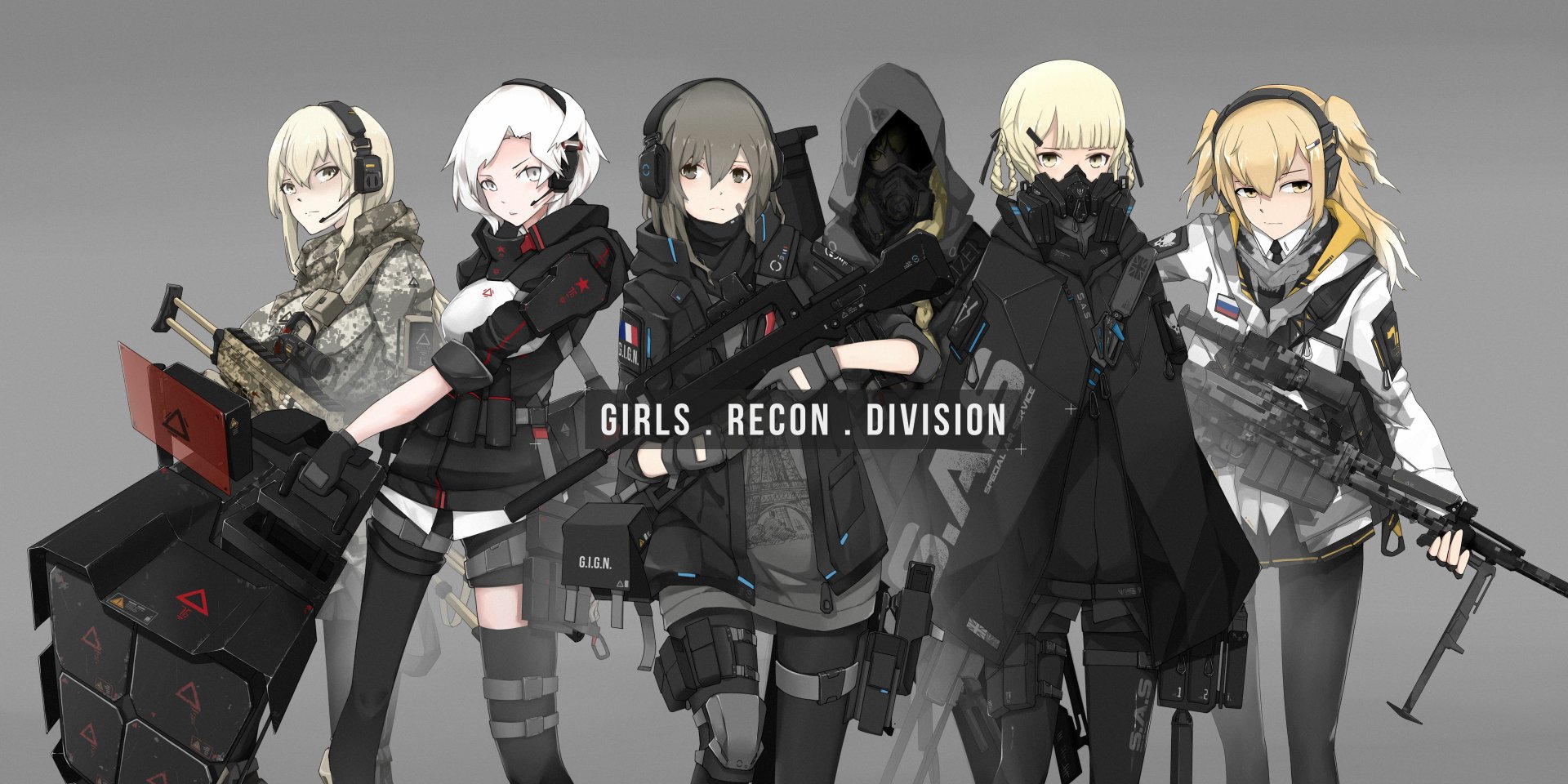 Recon Girls 4K Ultra HD Wallpaper By C Robot Kid