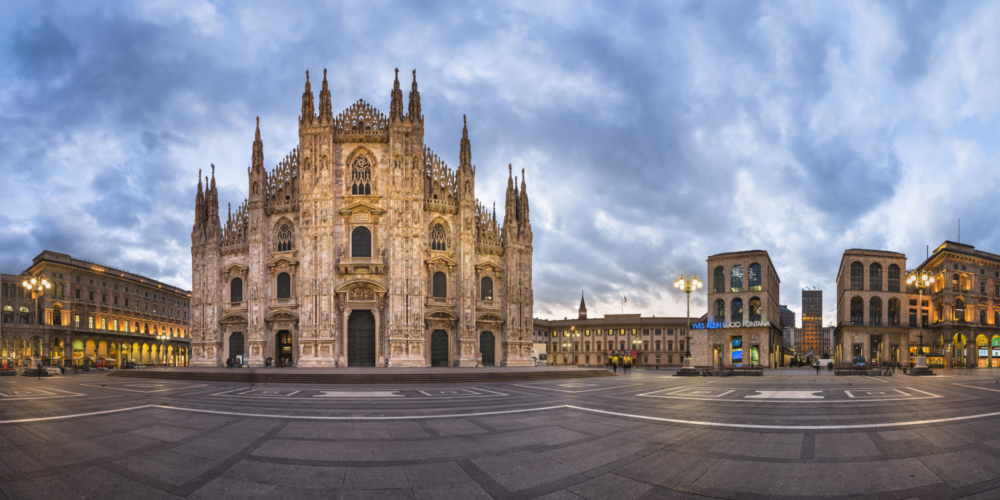 Milan Cathedral at Dawn, Piazza del Duomo, Milan