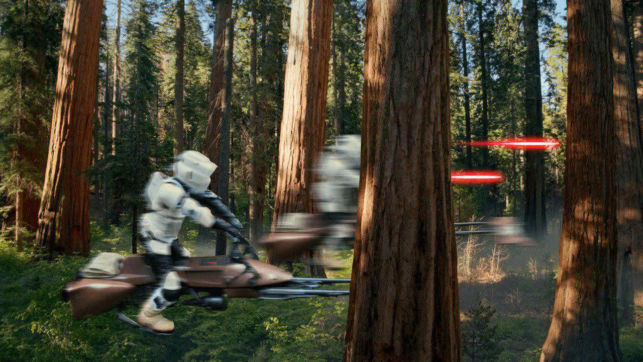 Star Wars meets Sequoia (wallpaper)