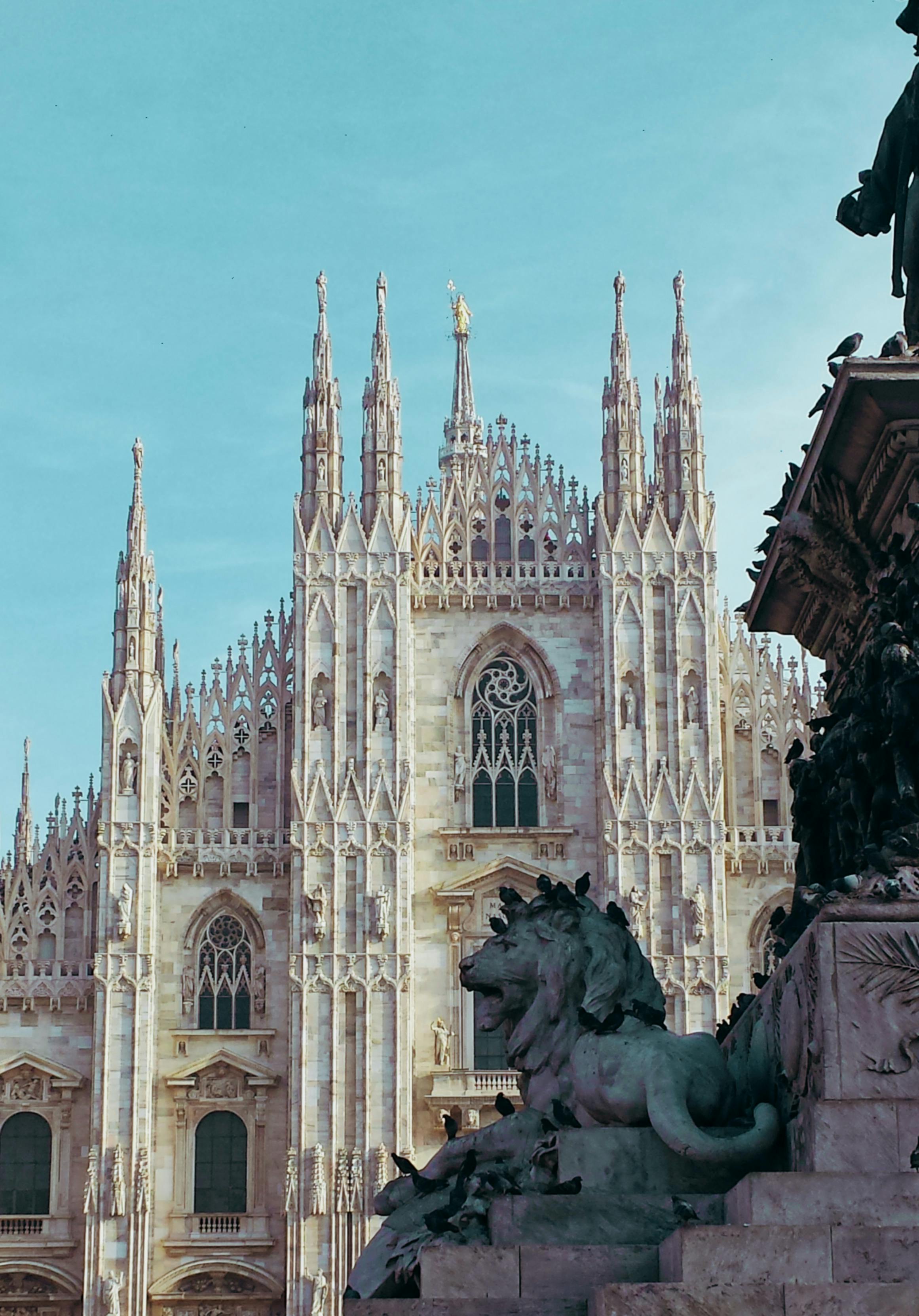 The Facade of the Milan Cathedral · Free