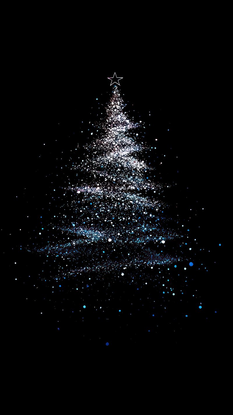 Christmas Wallpaper Phone Black Image Wallpaper
