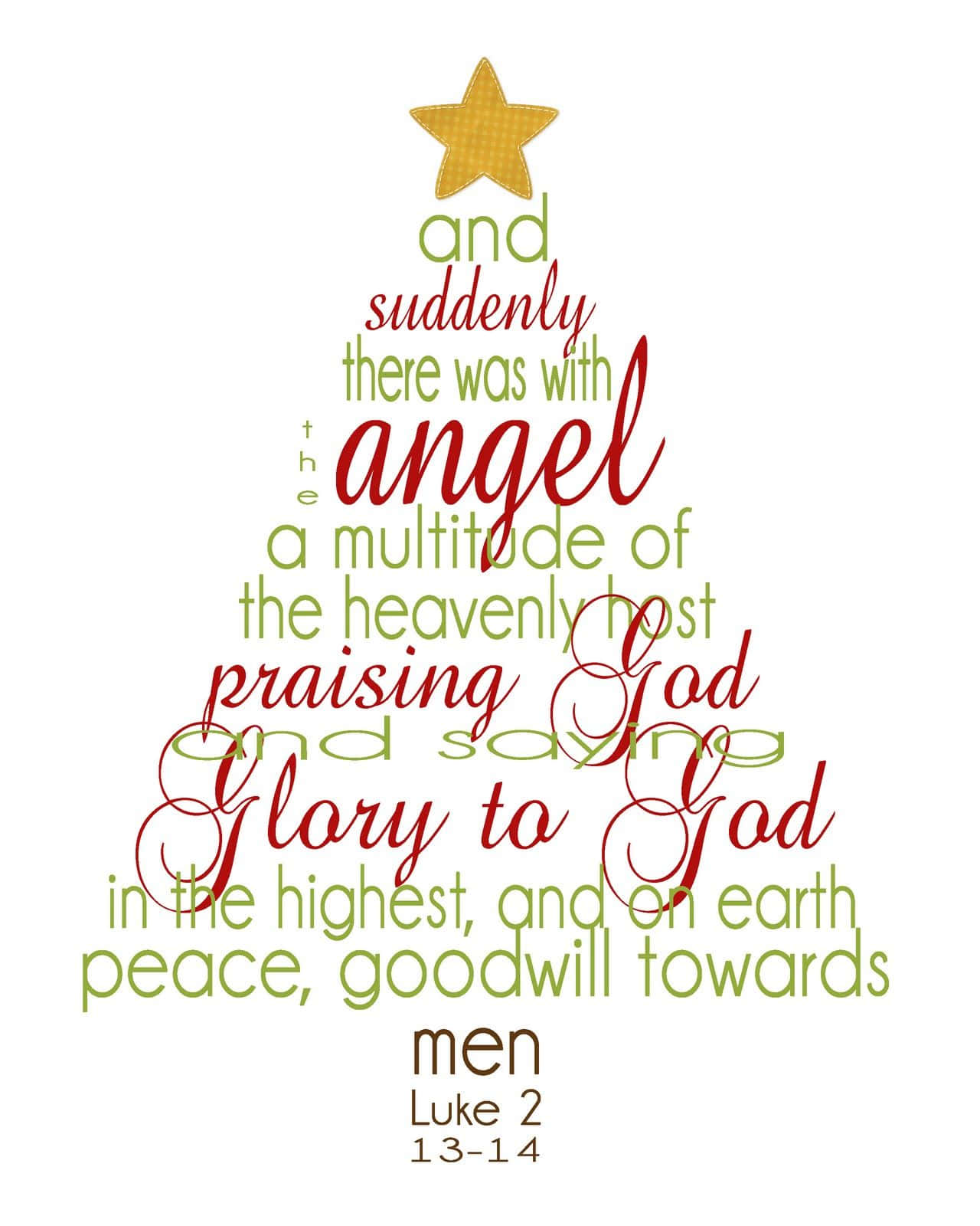 Download Christmas Scripture Christmas Tree Wallpaper
