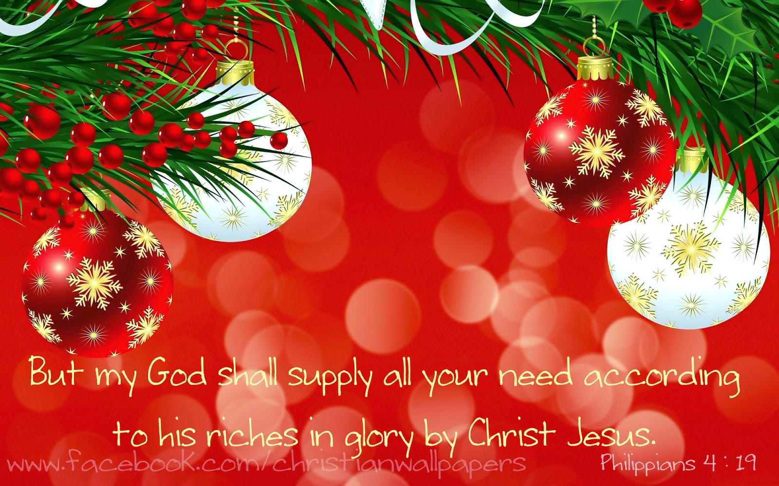Christmas Blessing Bible Verse Card & Wallpaper