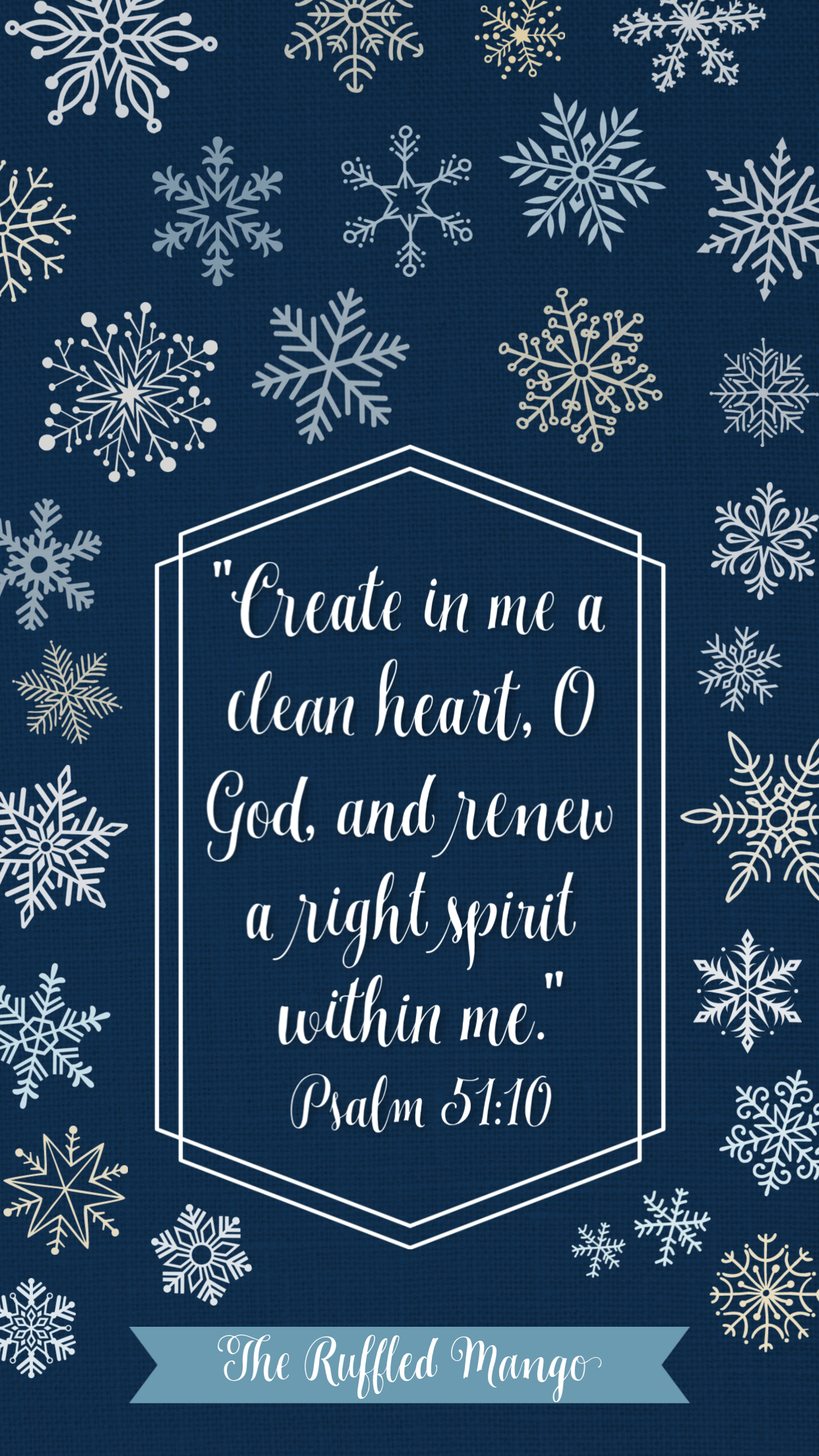 Whiter Than Snow: Free iPhone Wallpaper Ruffled Mango