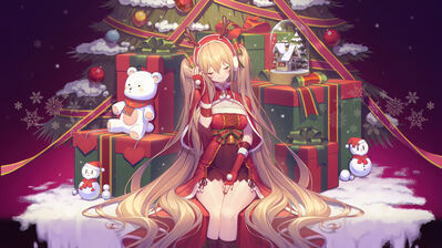 anime christmas HD 4K Wallpaper PC & Phone