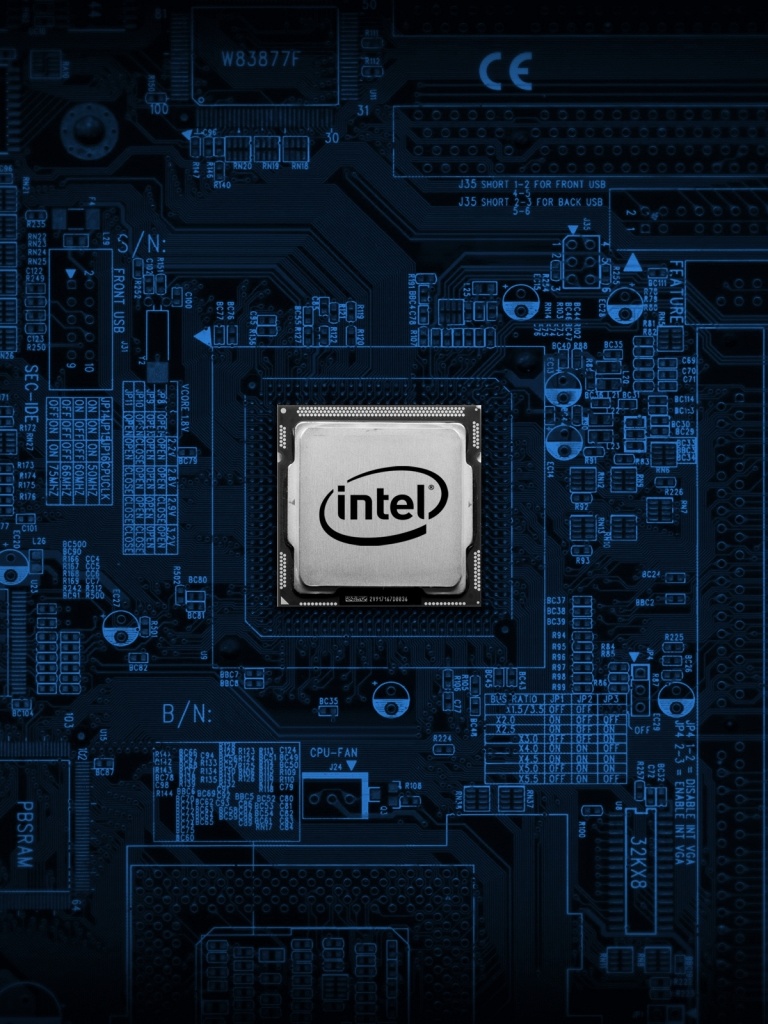 Intel Motherboard 4K UHD Wallpaper for UltraHD Desktop and TV, Dual Monitor, Smartphone and Tablet Devices