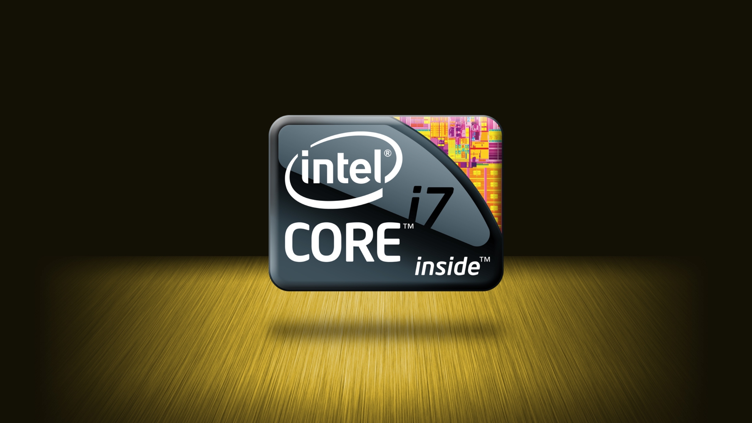 Wallpaper Logo, Core I7, Intel, Processor, Extreme Edition For Mobile And Desktop, Section Hi Tech, Resolution 2560x1440