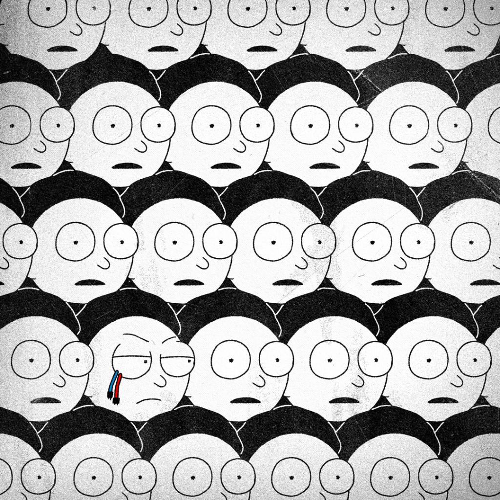 Black and white and dread all over. @adultswim