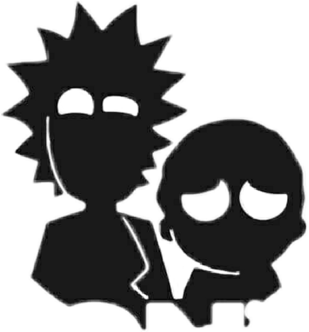 Download HD #freetoedit #rick #morty #rickandmorty #shadow #wallpaper And Morty Png Transparent PNG Image