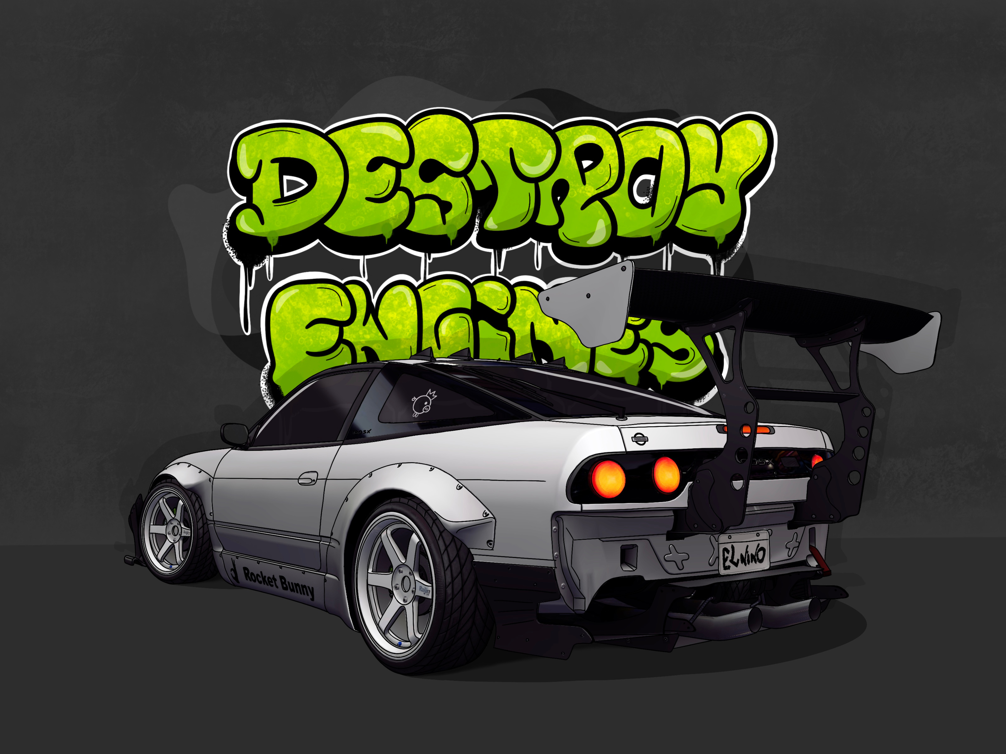 Nissan 180sx Rocket Bunny Wallpapers - Wallpaper Cave