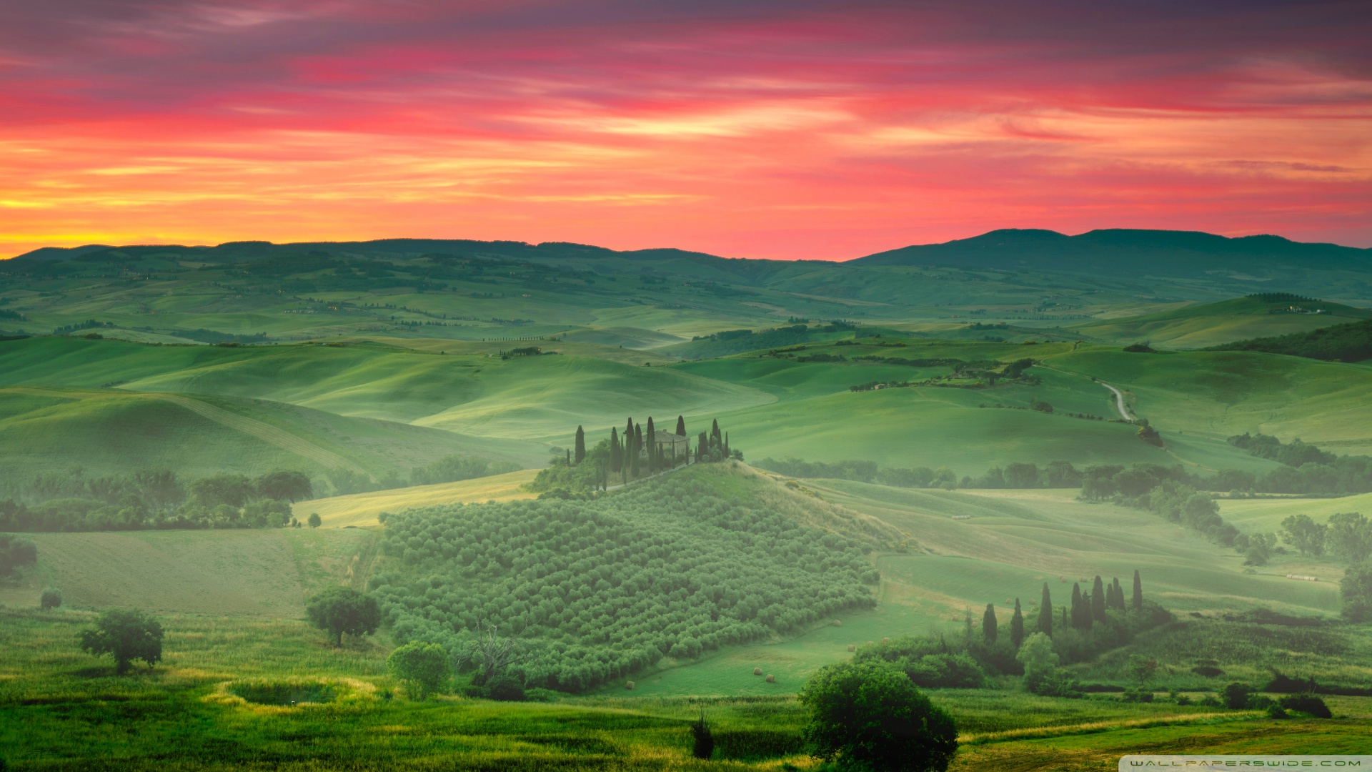Idyllic Hills 4K UHD Wallpaper for UltraHD Desktop and TV, Widescreen and UltraWide Display, Dual Monitor, Smartphone and Tablet Devices