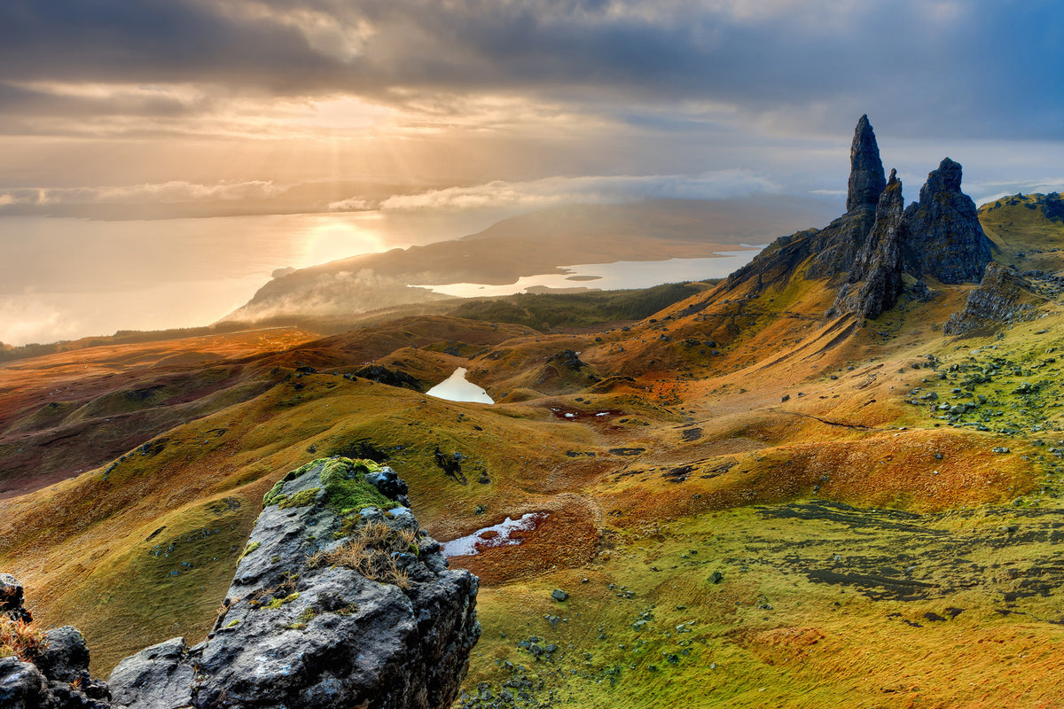 Photo Wallpaper Idyllic mountain landscape