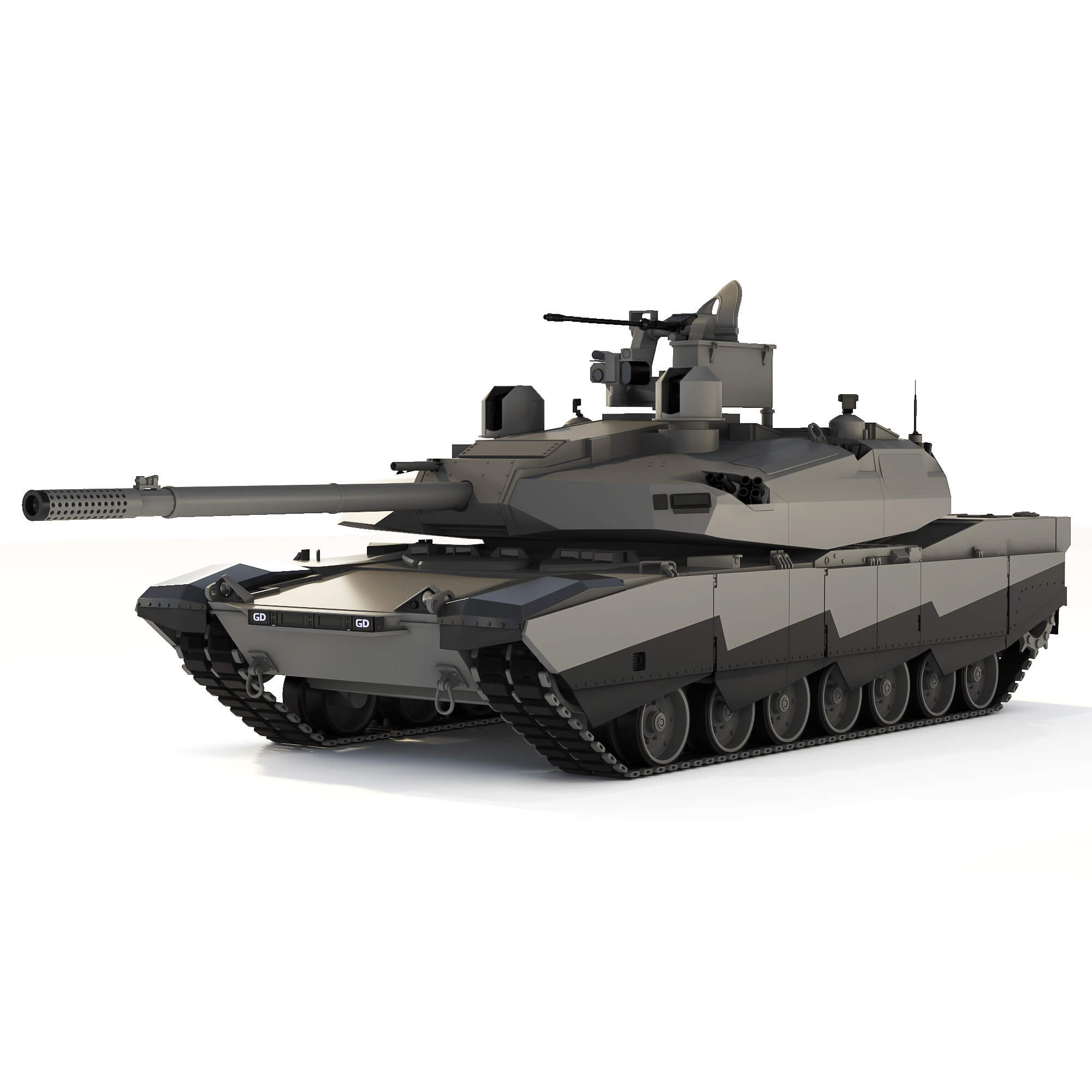 Tank Abrams X 2022 3D Model