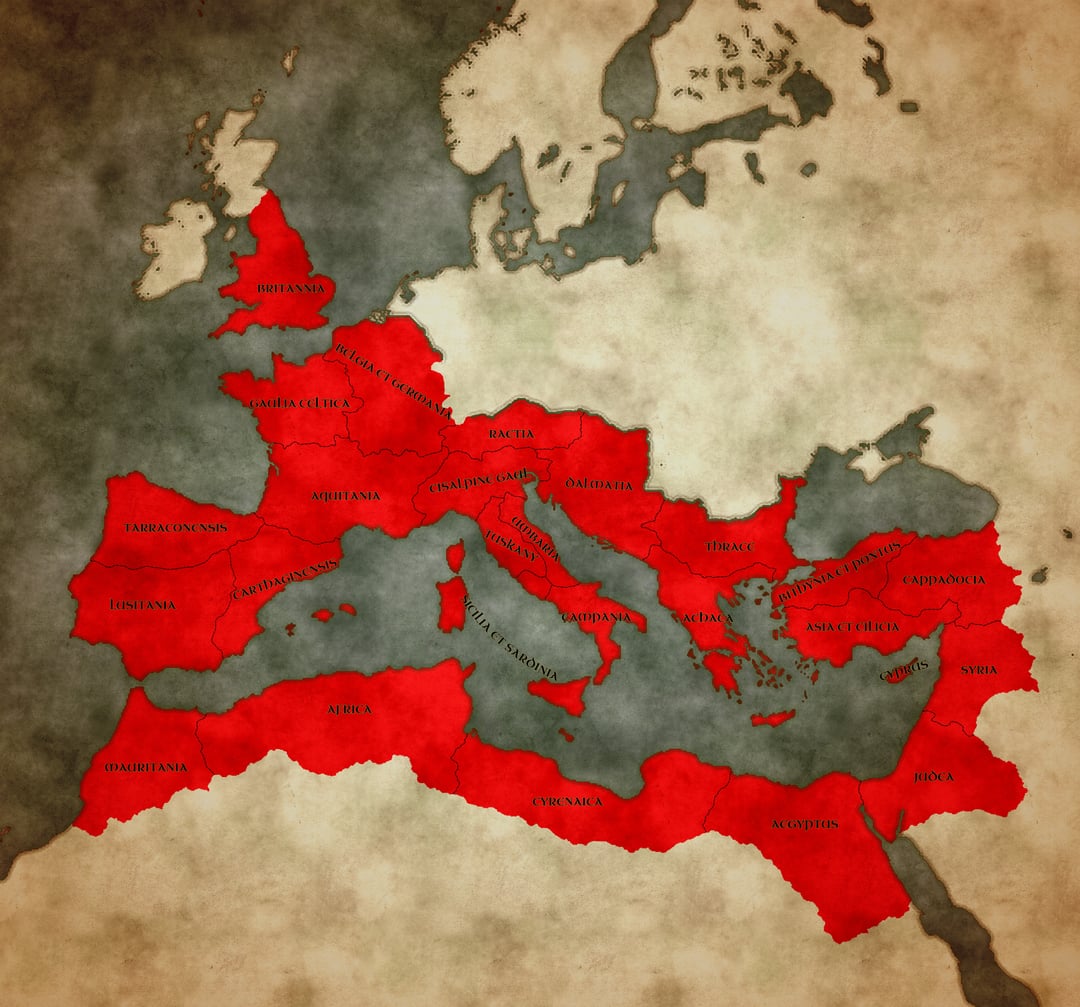 Provinces of the roman empire map(Alternate history)768, Any suggestions are welcome