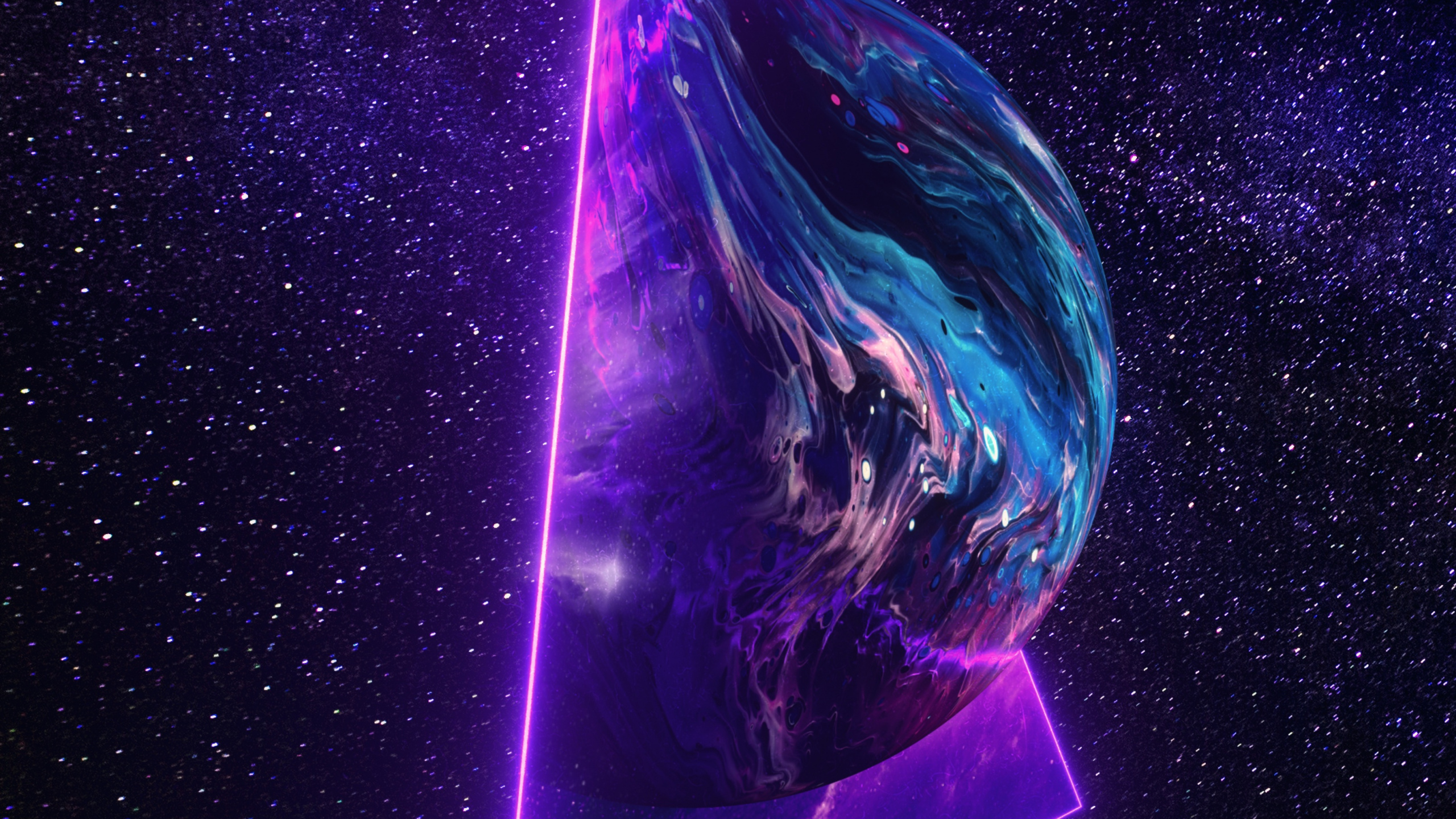 WQHD, QHD, 16:9 Purple Wallpaper Free 2560x1440 High Quality Background