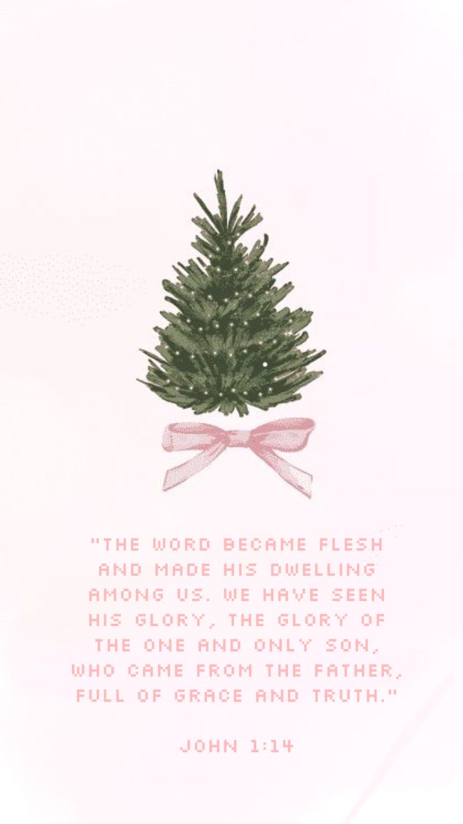 Bible verse christmas wallpaper. John 1:14
